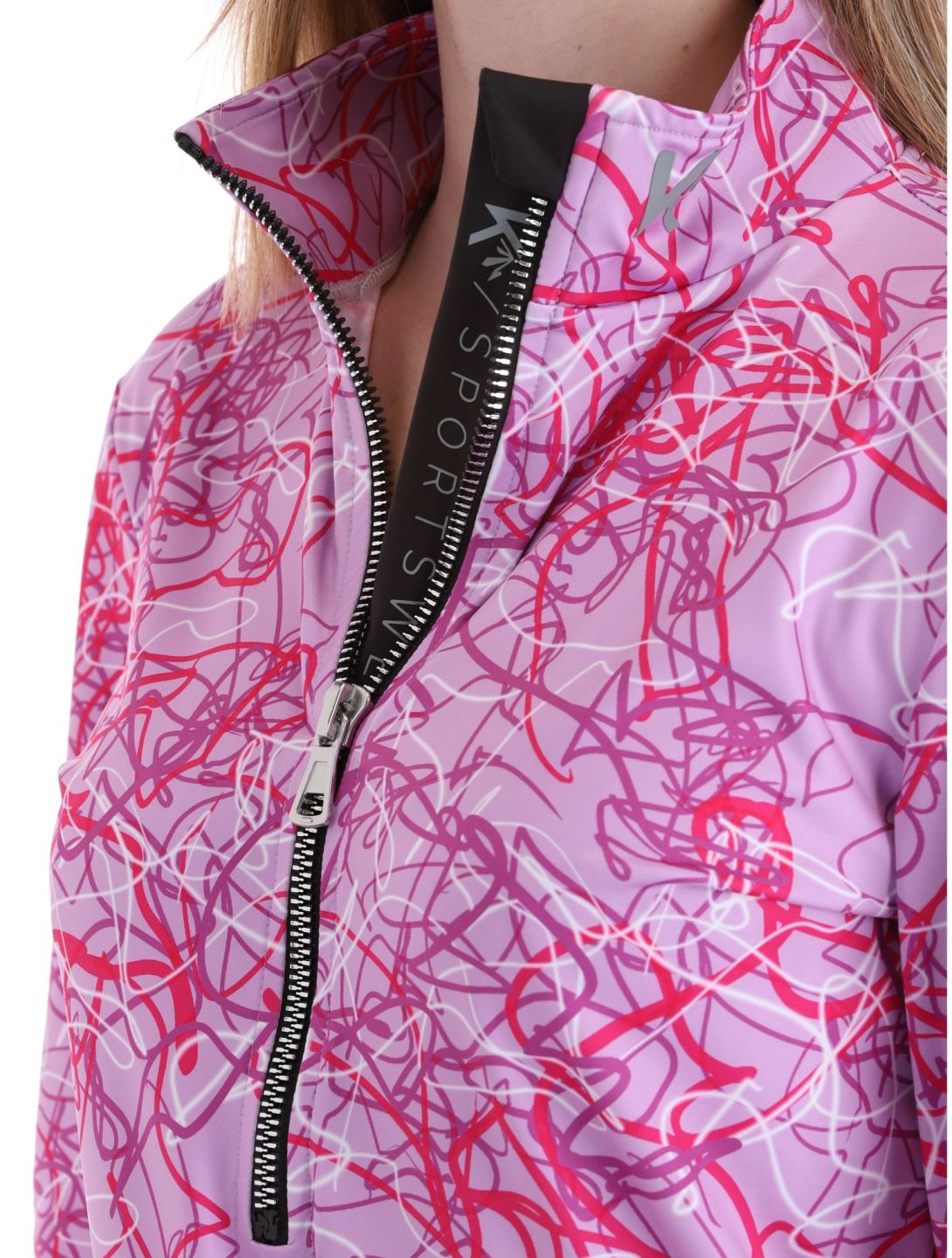 Kou Sportswear, Geolines skipully dames Purple-Pink paars, roze 