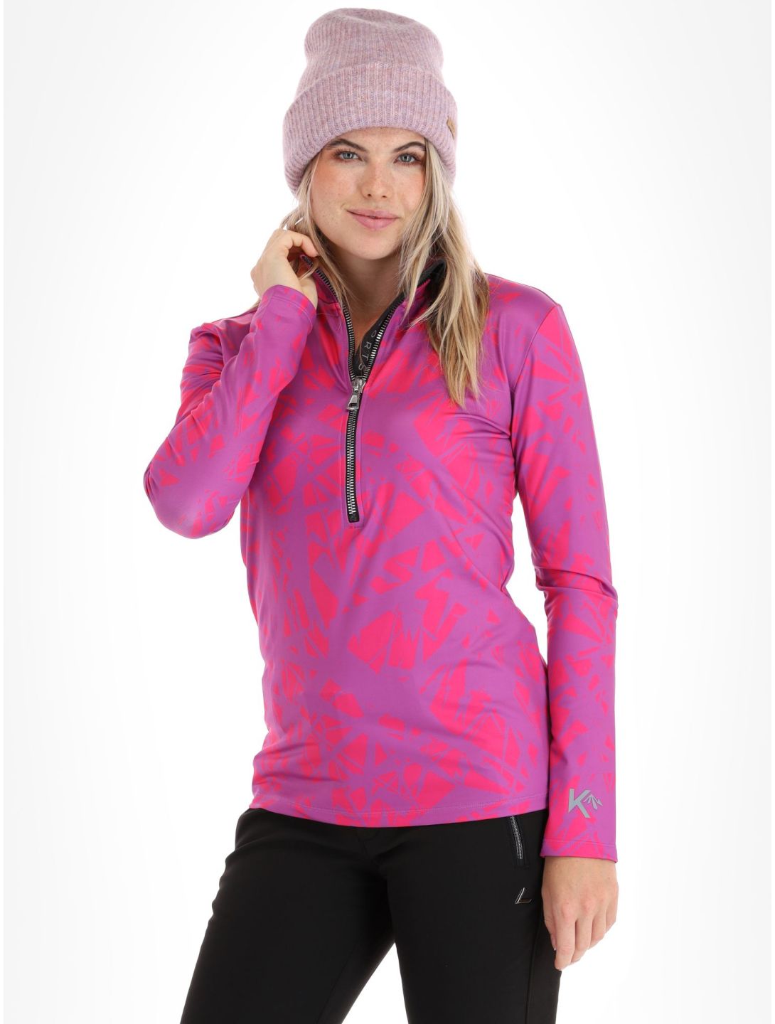 Kou Sportswear, Graphic skipully dames Pink-Purple paars, roze 