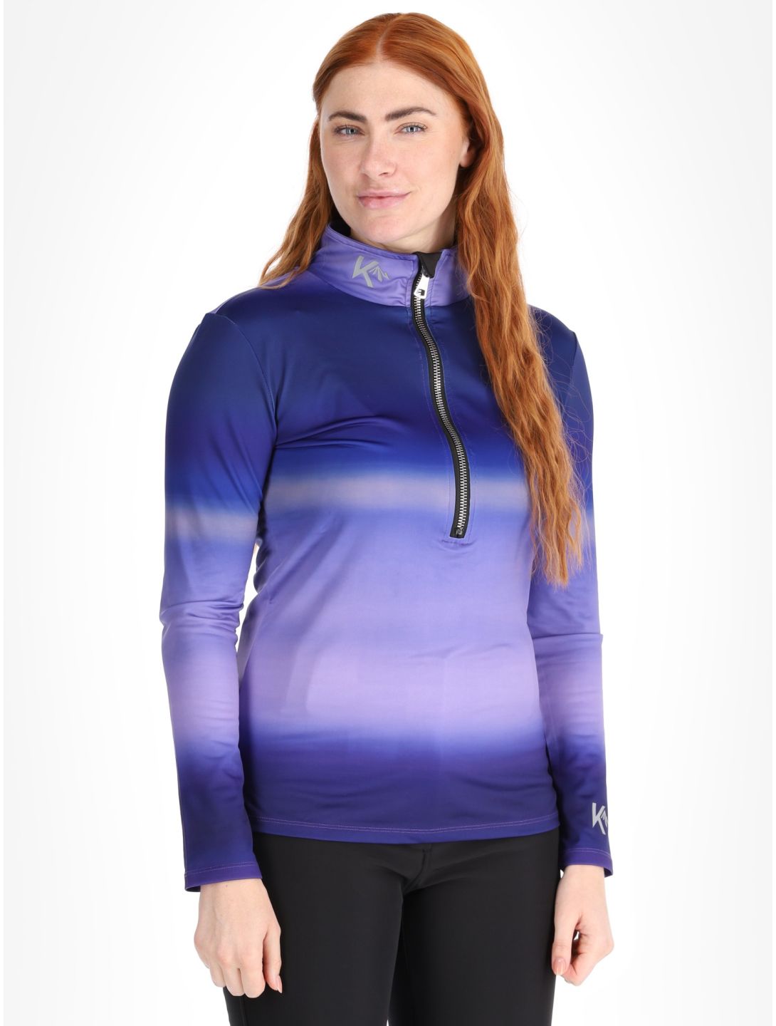 Kou Sportswear, Sunset GA Ski pully dames Purple / Darkblue Blauw, Paars 