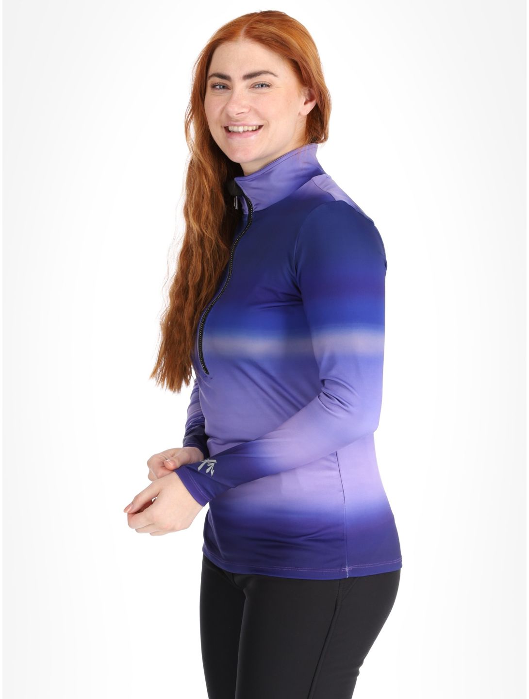 Kou Sportswear, Sunset GA Ski pully dames Purple / Darkblue Blauw, Paars 