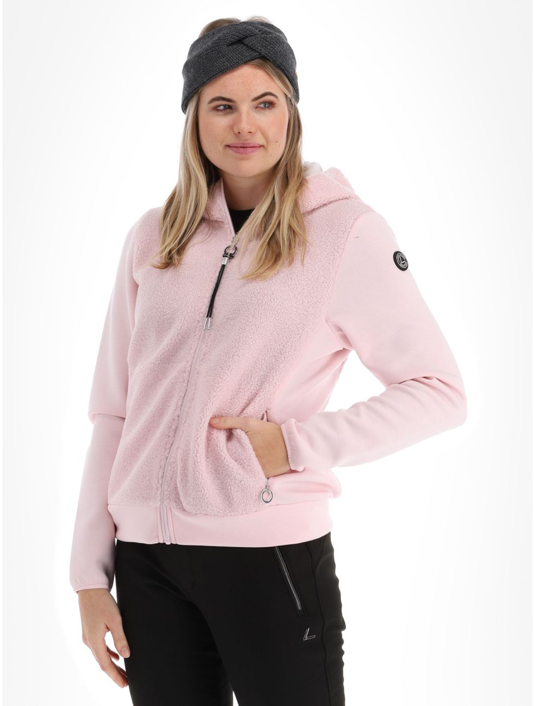 Luhta, Aliskala vest dames Baby Pink roze 