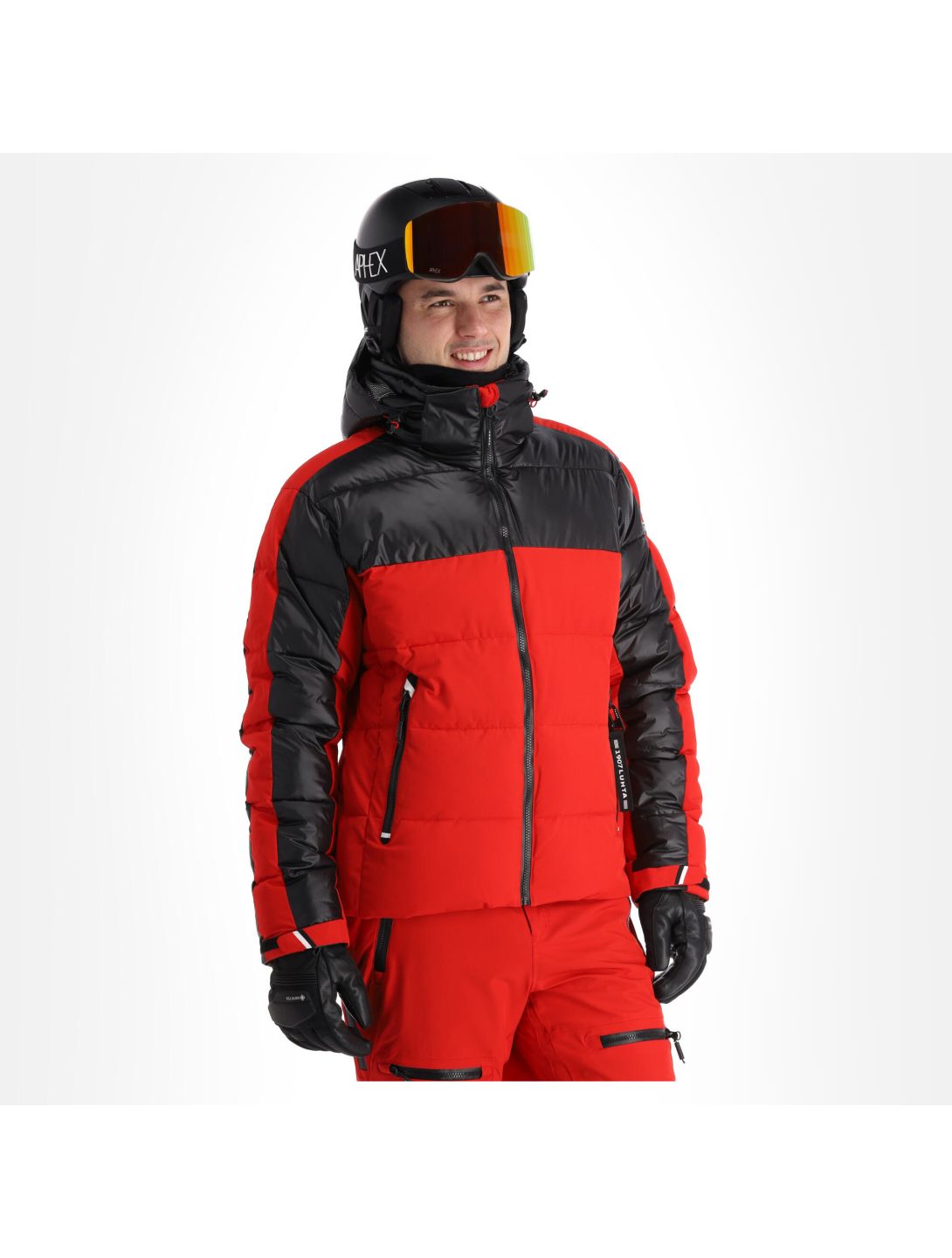 Luhta, Aska ski-jas heren cranberry rood 