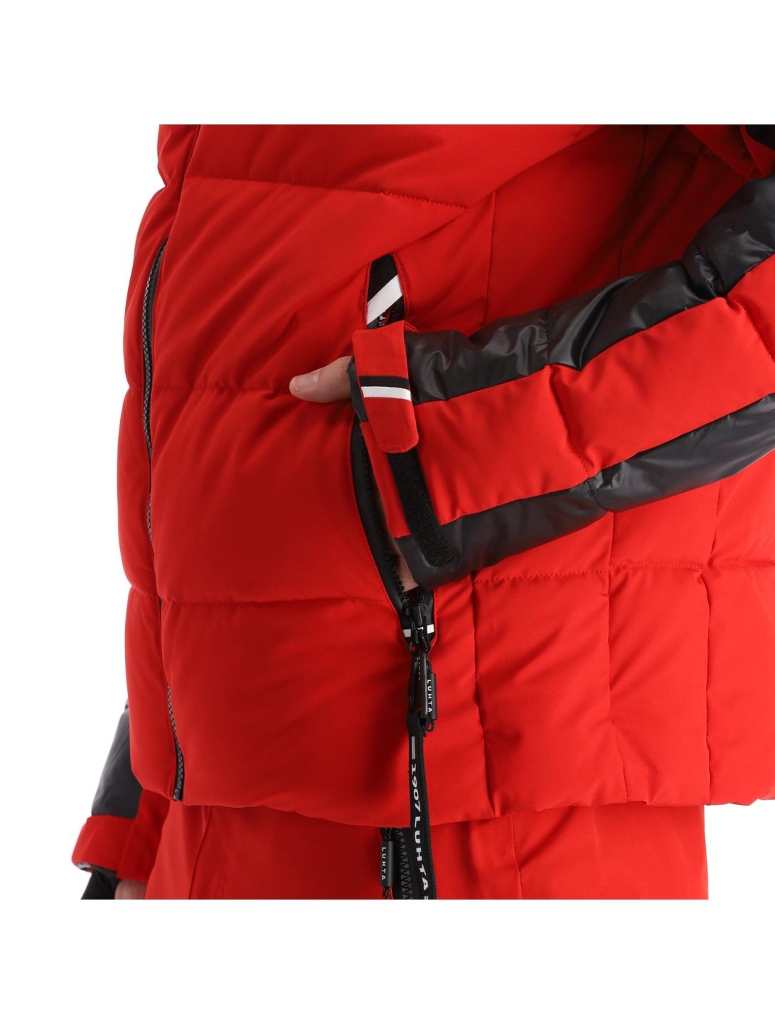 Luhta, Aska ski-jas heren cranberry rood 