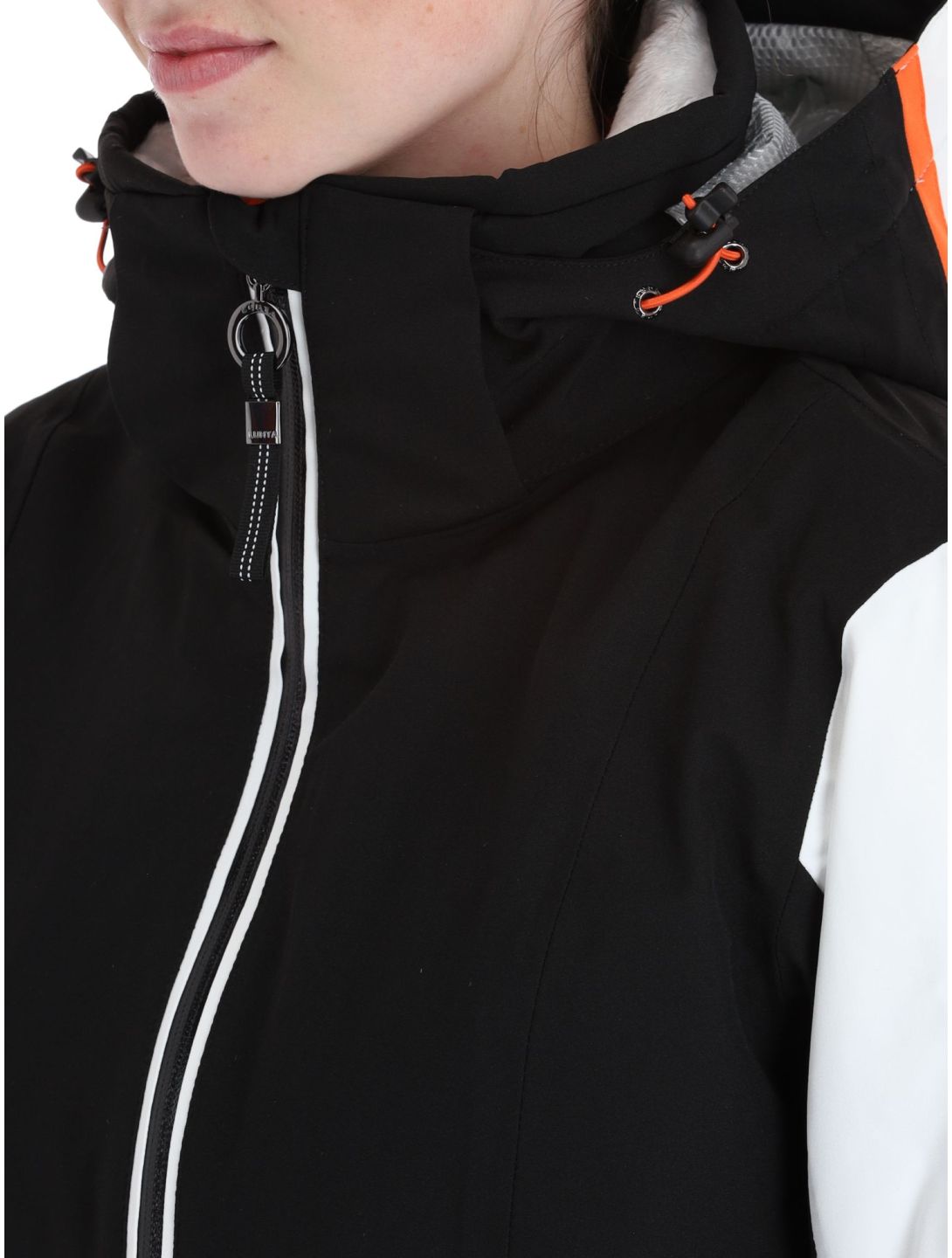 Luhta, Buresoaivi ski-jas dames Black wit, zwart 