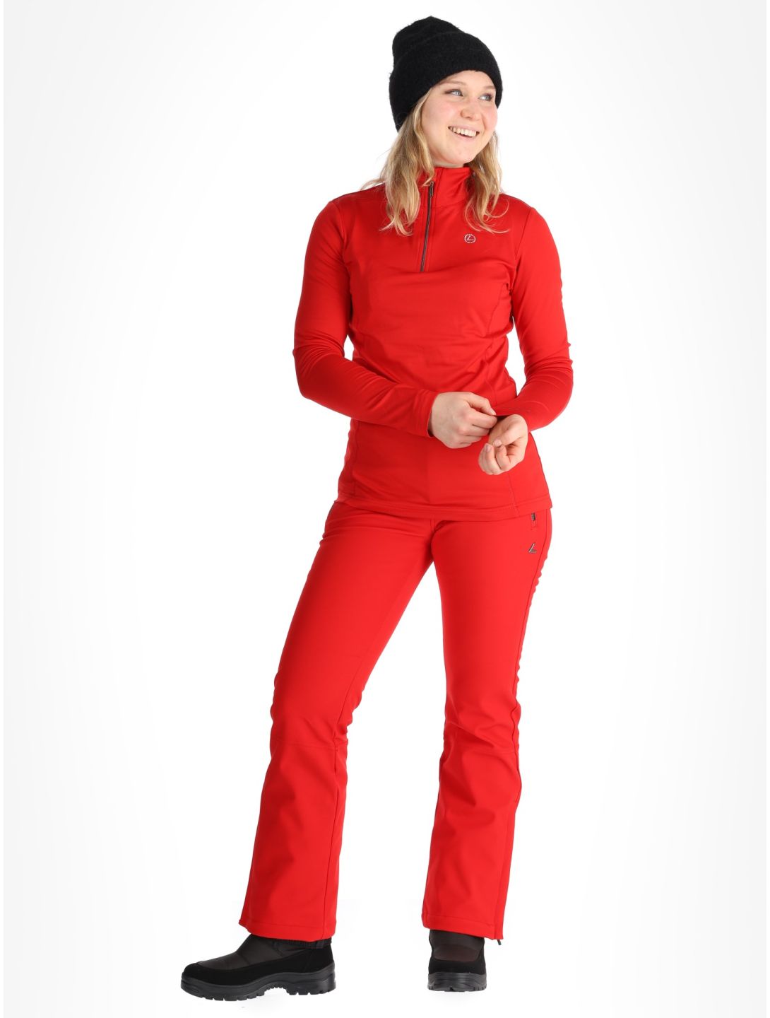 Luhta, Hailuoto GA Ski pully dames Cranberry Rood 