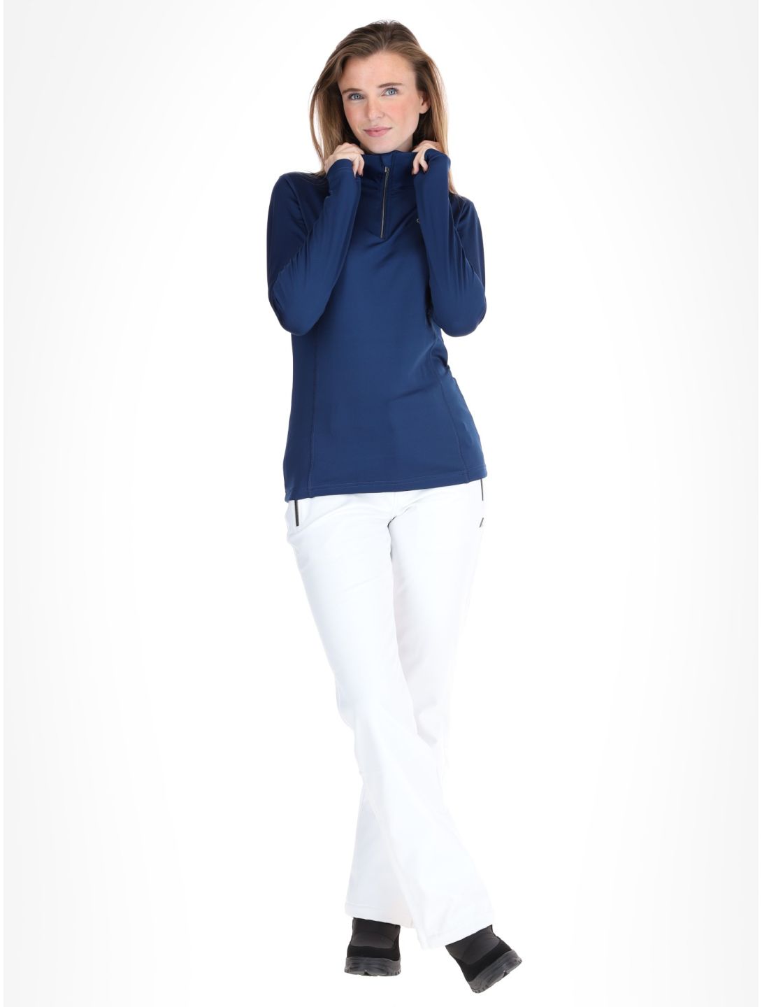 Luhta, Hailuoto GA Ski pully dames Navy Blue Blauw 