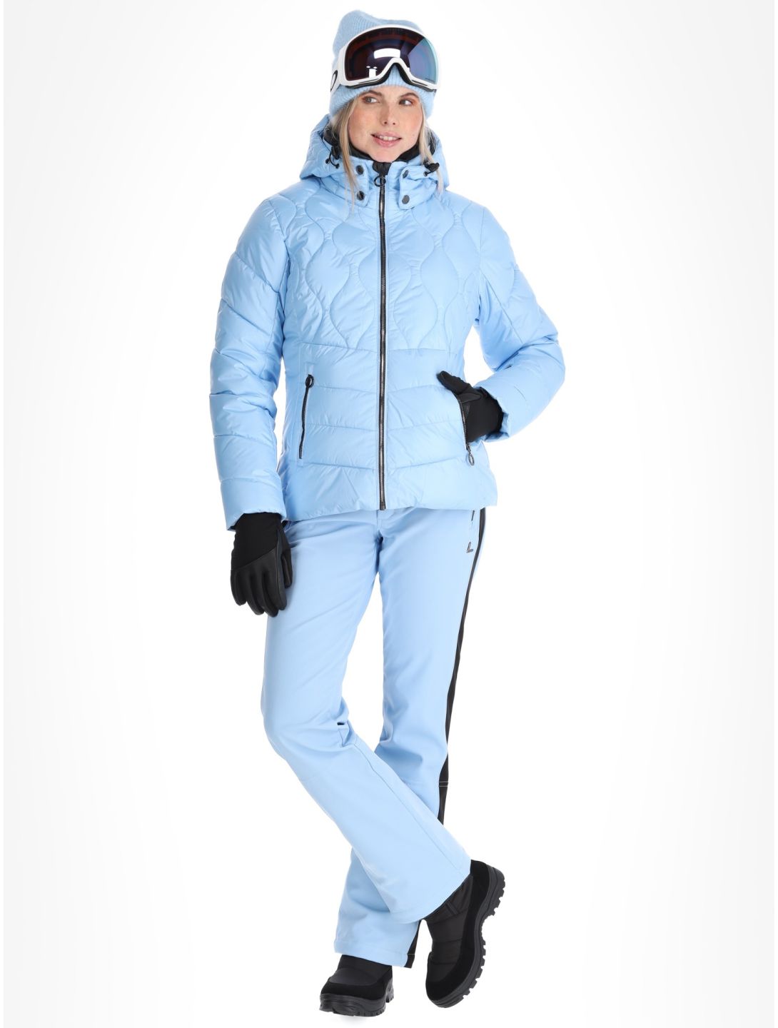 Luhta, Hakosalmi AA Jas gevoerd dames Light Blue Blauw 