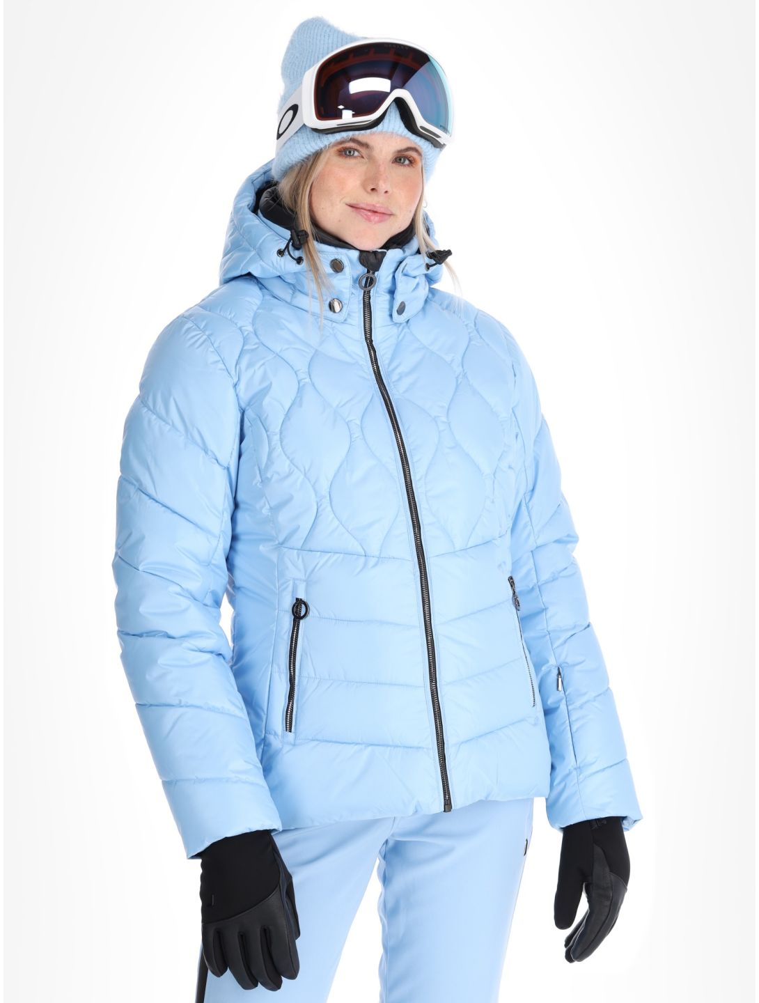 Luhta, Hakosalmi AA Jas gevoerd dames Light Blue Blauw 