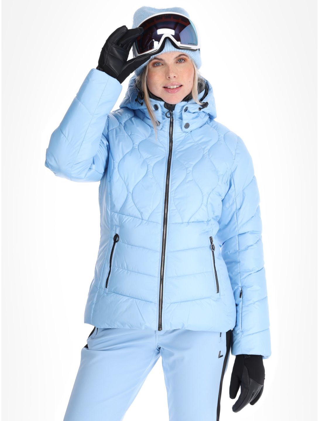 Luhta, Hakosalmi AA Jas gevoerd dames Light Blue Blauw 