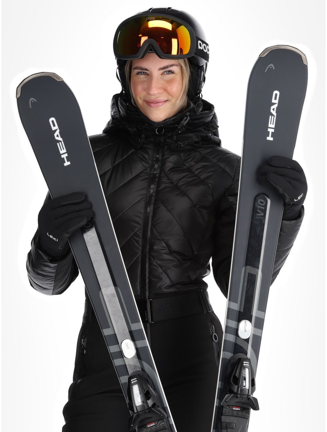 Luhta, Halkorpi DA Ski-overall dames Black Zwart 