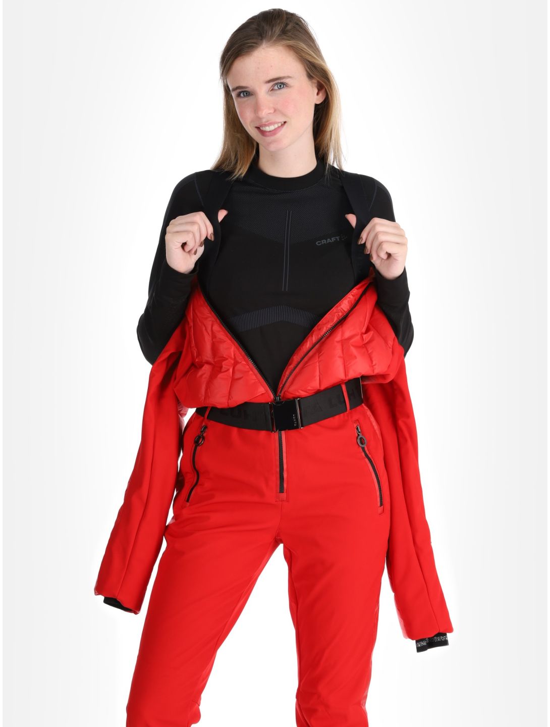 Luhta, Halkorpi DA Ski-overall dames Cranberry Rood 