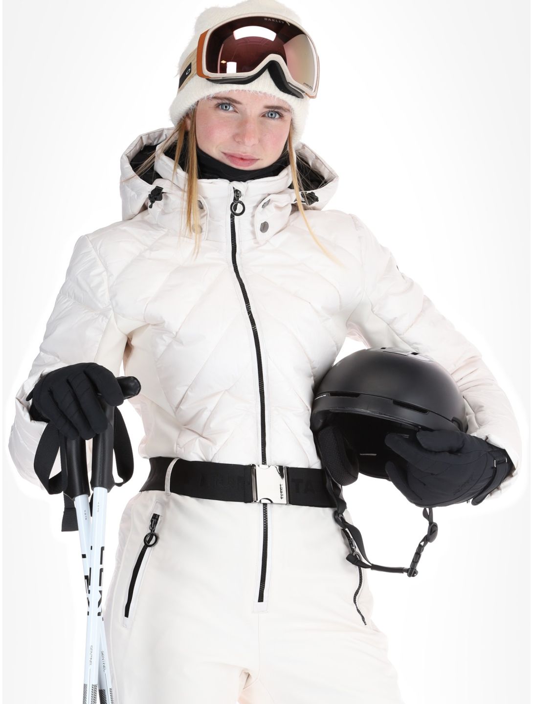 Luhta, Halkorpi DA Ski-overall dames Powder Beige 