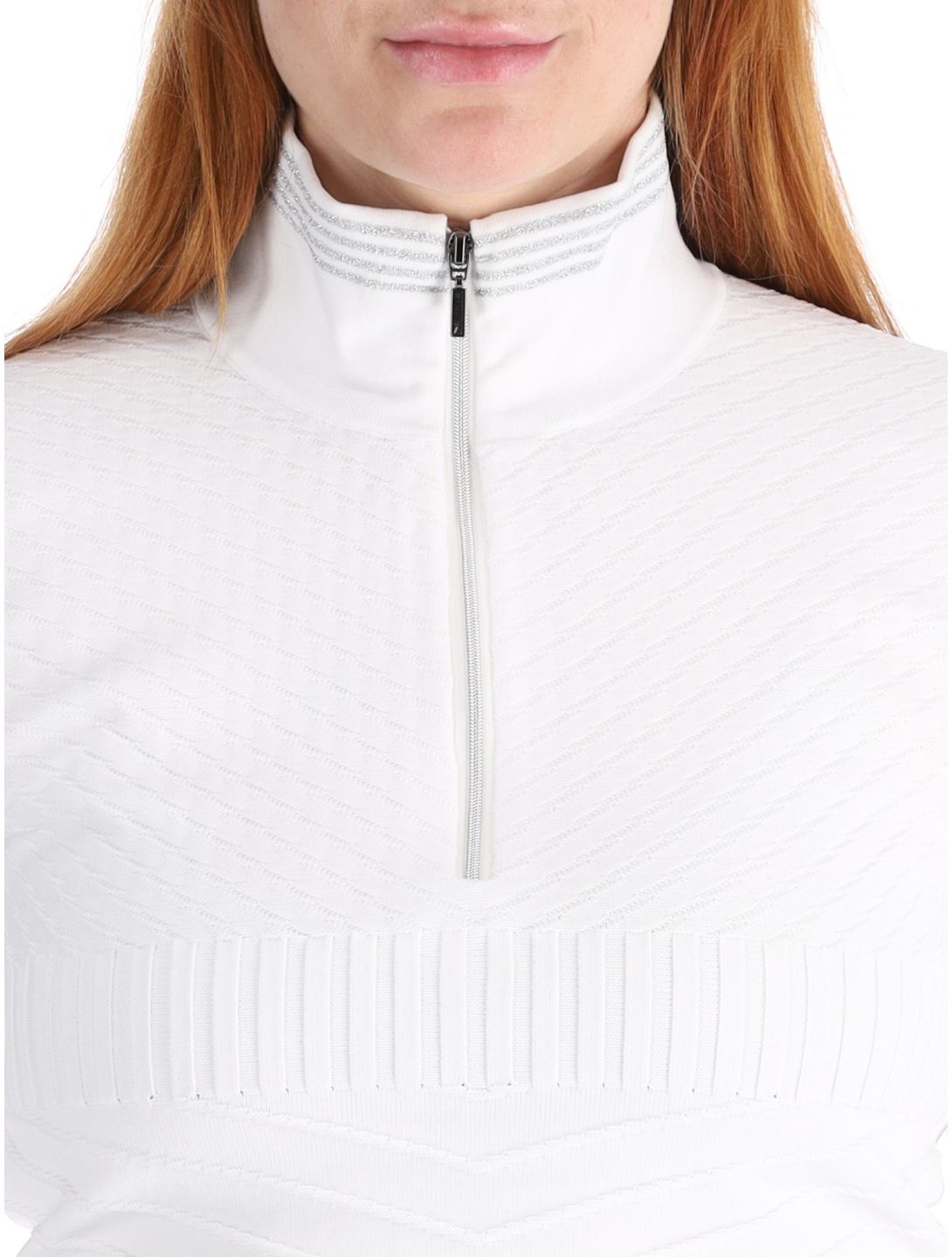 Luhta, Halso GA Ski pully dames Optic White Wit 