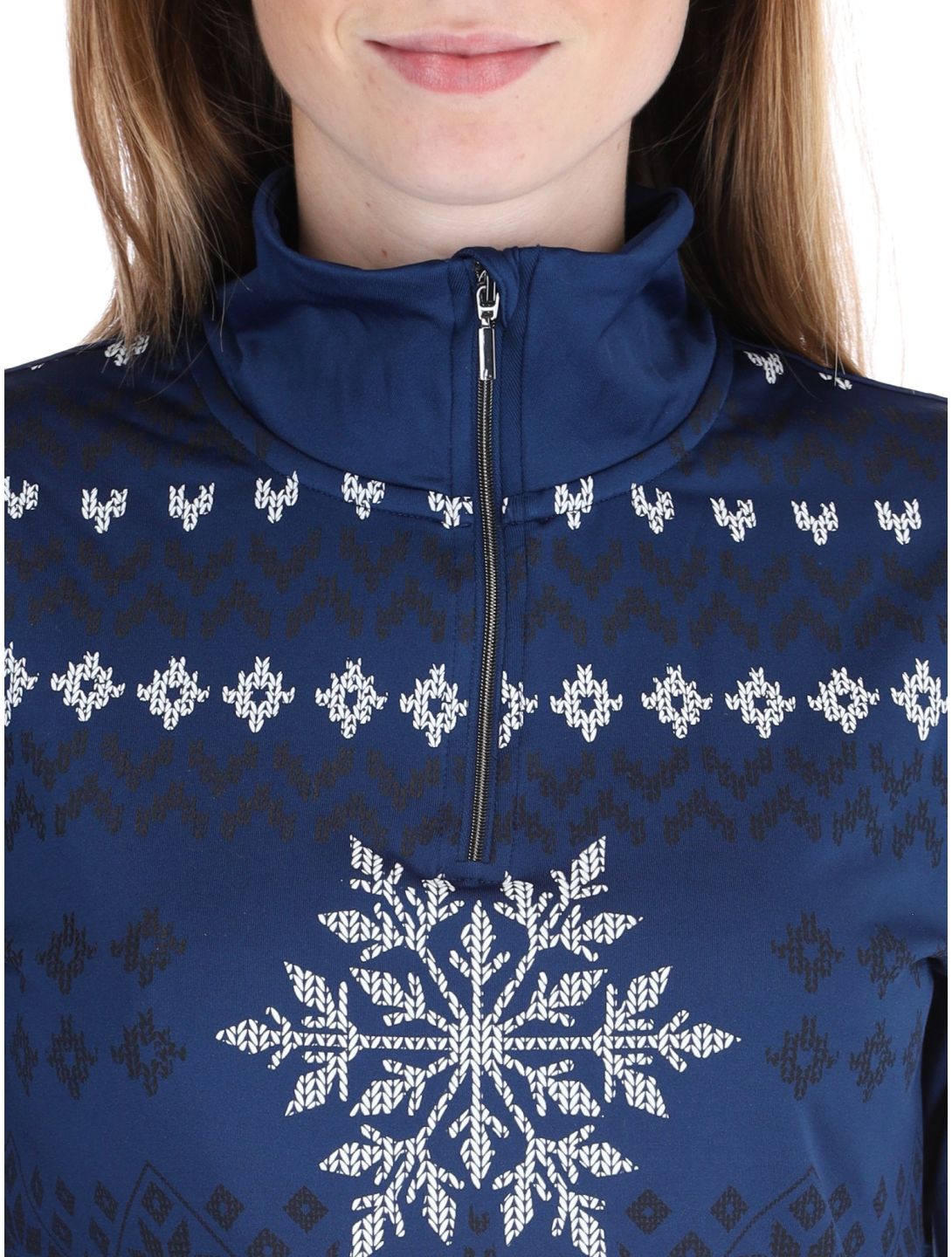 Luhta, Hangist GA Ski pully dames Navy Blue Blauw 