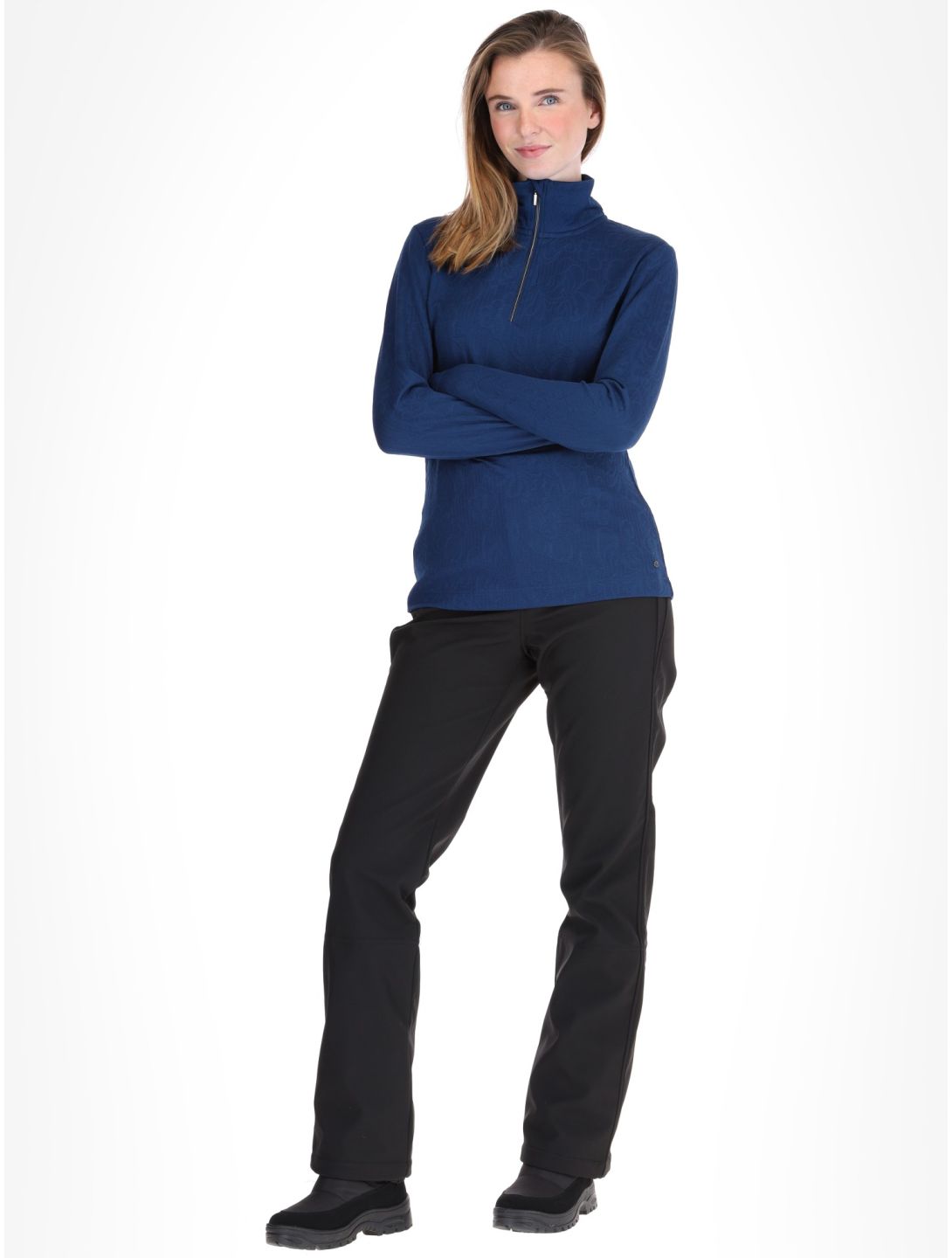 Luhta, Hanhiola GA Ski pully dames Navy Blue Blauw 