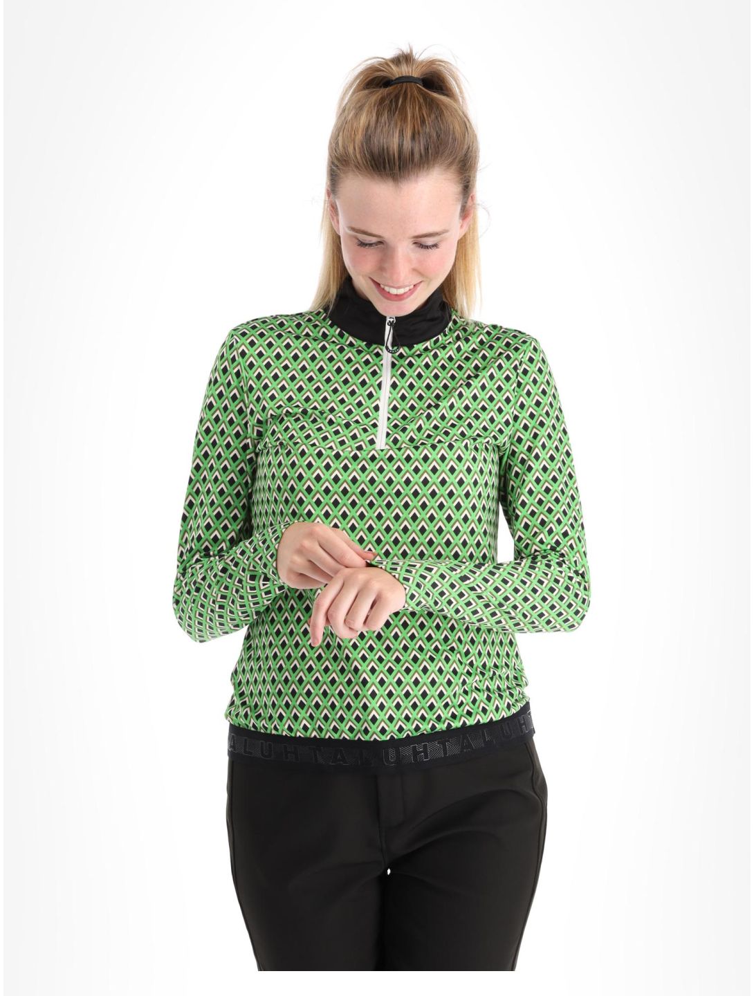 Luhta, Hukari skipully dames Leaf Green groen 