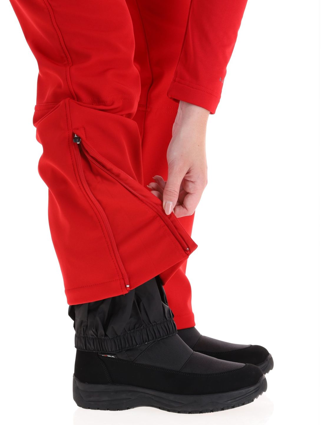 Luhta, Joentaus softshell skibroek dames Cranberry rood 