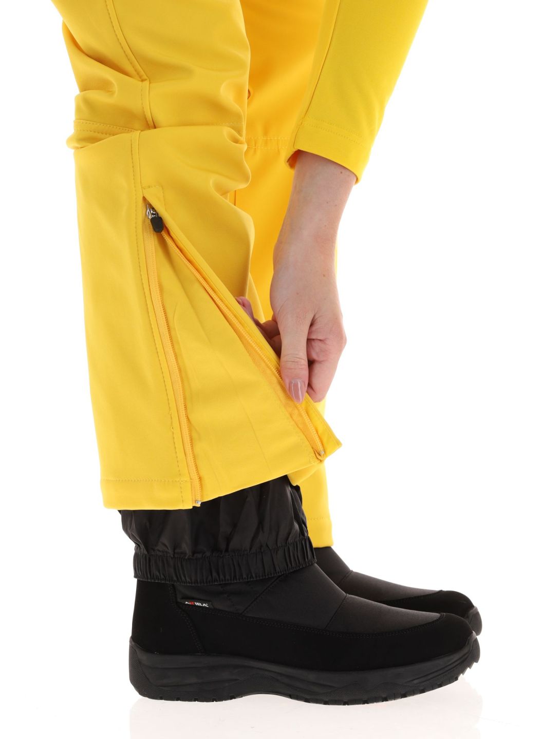 Luhta, Joentaus softshell skibroek dames Yellow geel 