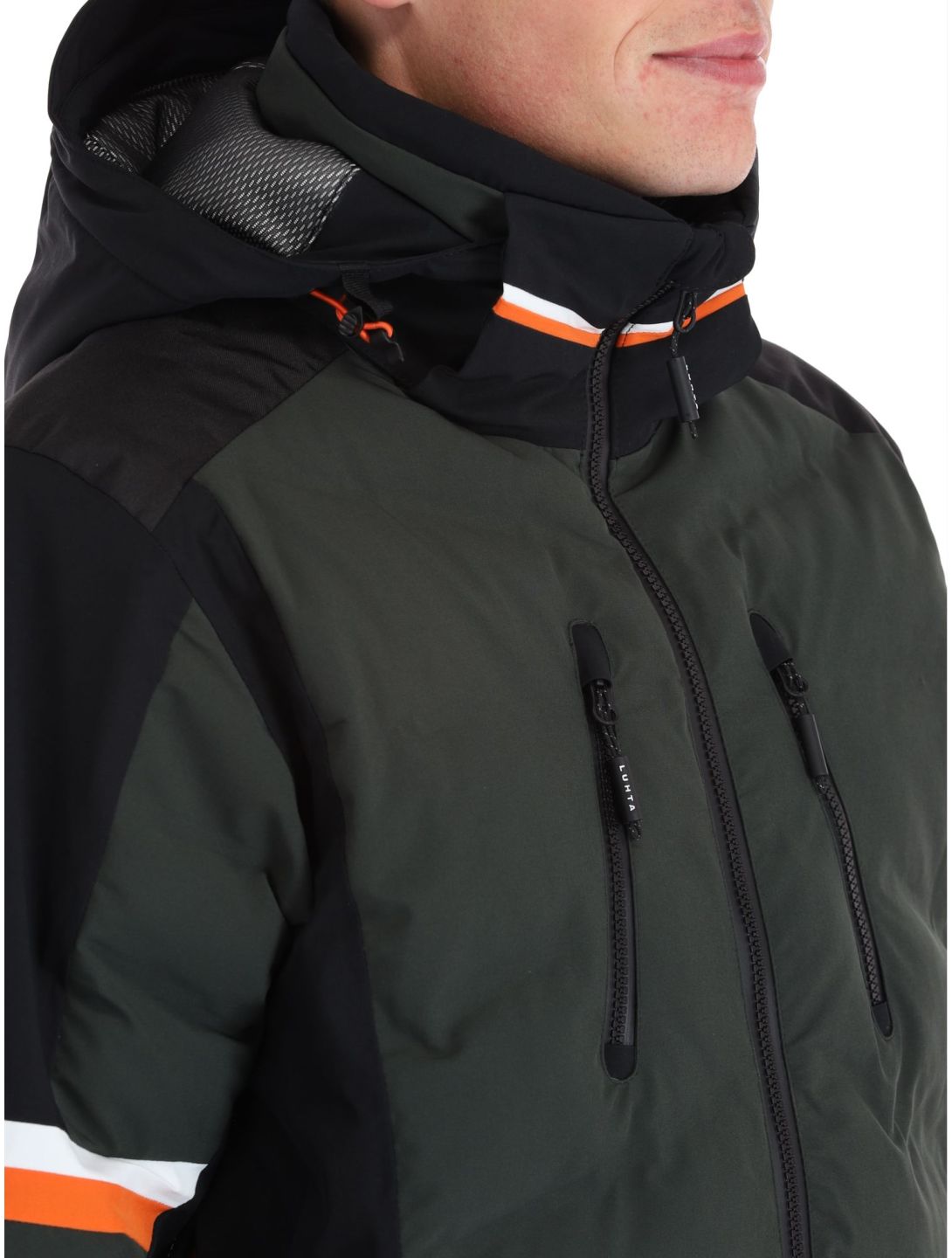 Luhta, Jollanoaivi ski-jas heren Dark Green groen, zwart 