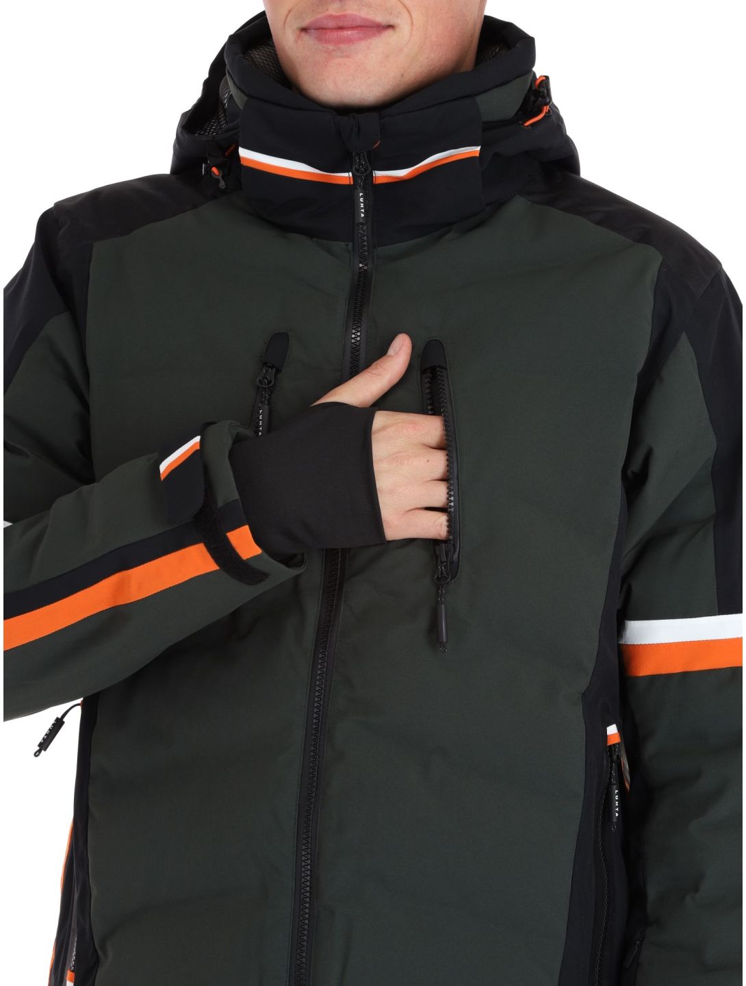 Luhta, Jollanoaivi ski-jas heren Dark Green groen, zwart 