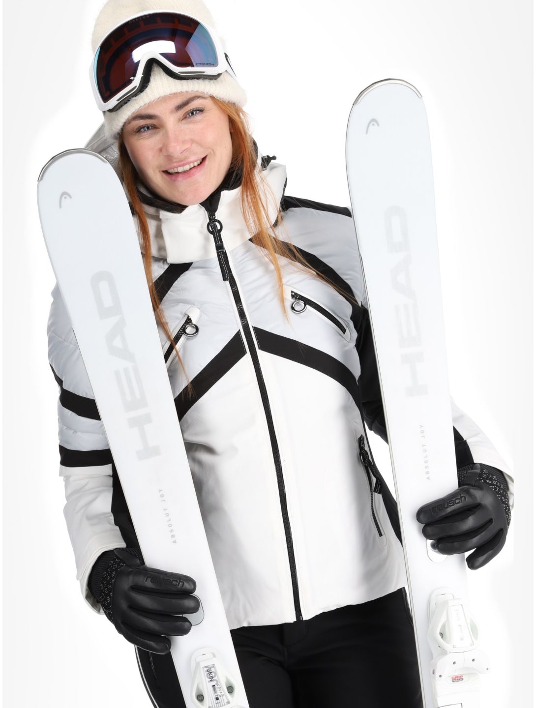 Luhta, Kaamanen ski-jas dames Optic White wit 