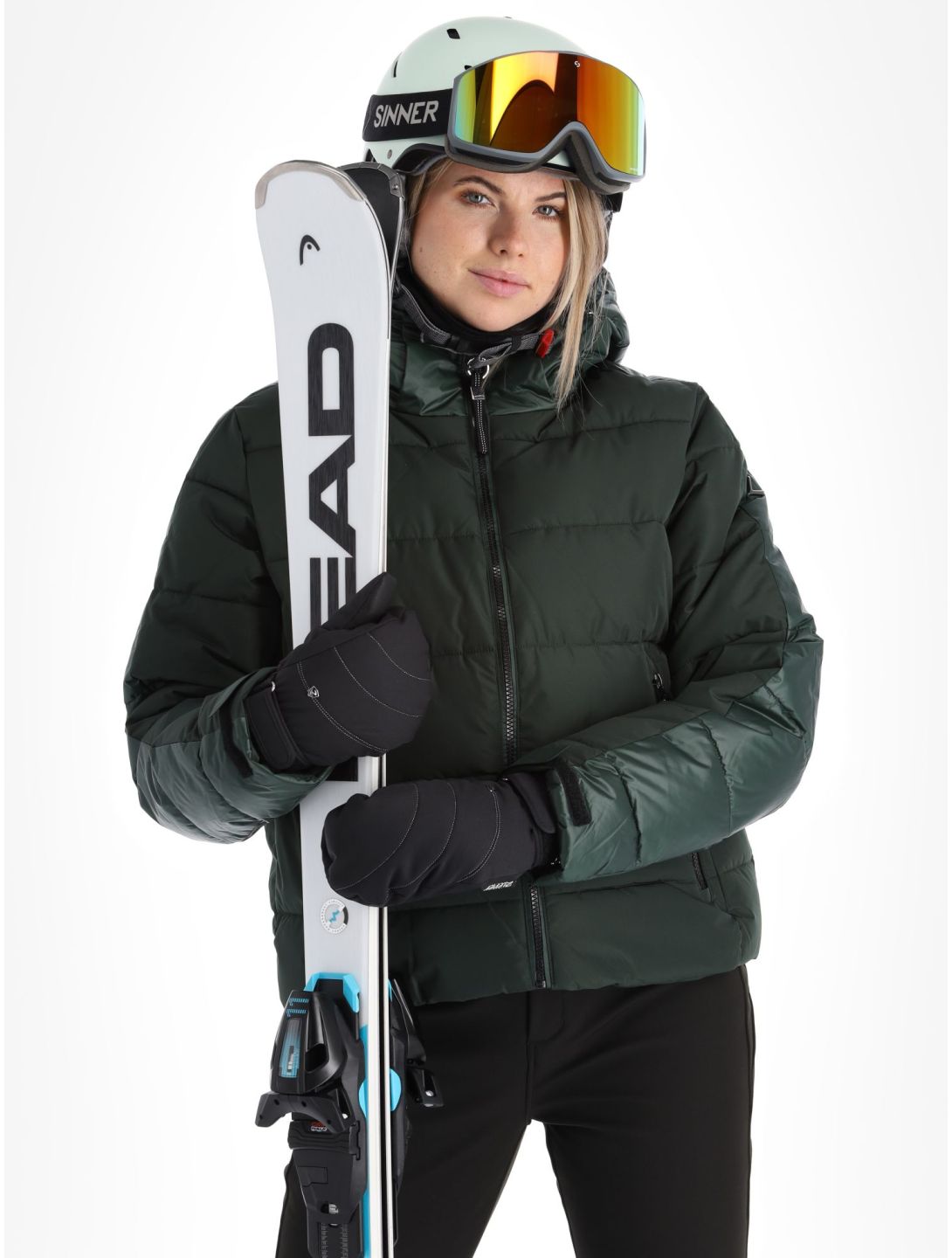 Luhta, Karhutunturi ski-jas dames Dark Green groen 