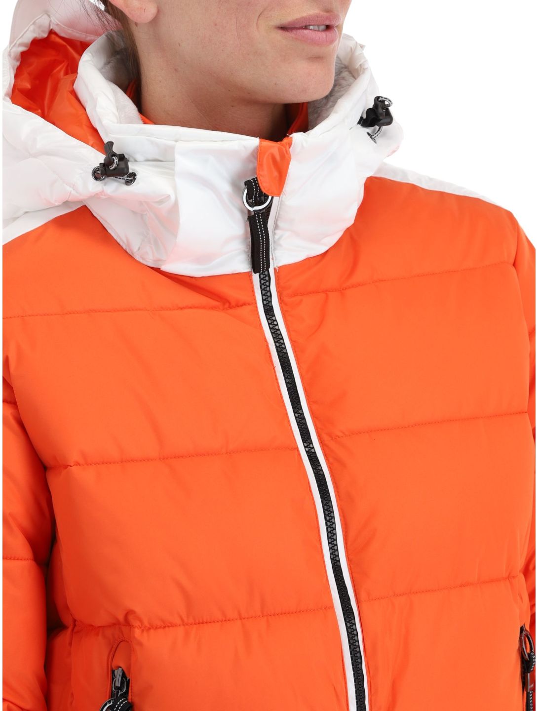 Luhta, Karhutunturi ski-jas dames Orange oranje, wit 