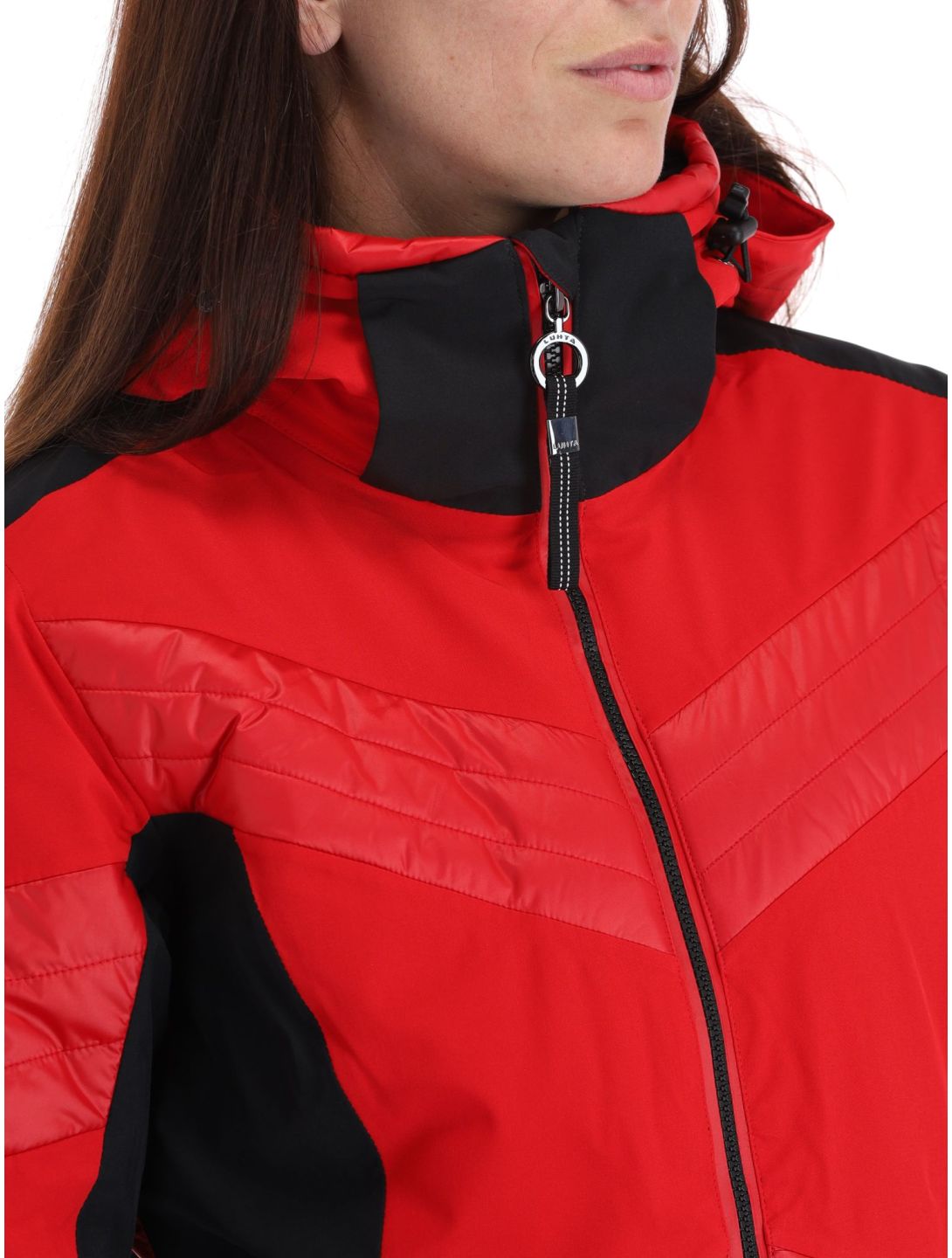 Luhta, Karravaara ski-jas dames Cranberry rood, zwart 