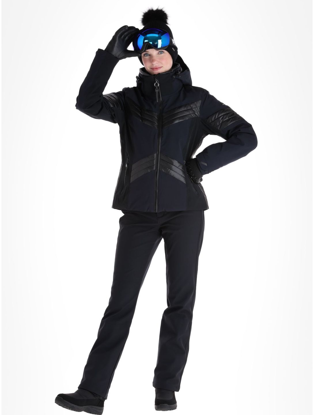 Luhta, Karravaara ski-jas dames Dark Blue blauw, zwart 