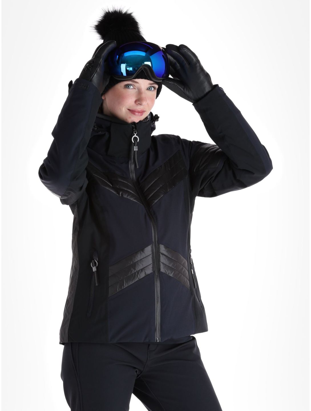 Luhta, Karravaara ski-jas dames Dark Blue blauw, zwart 