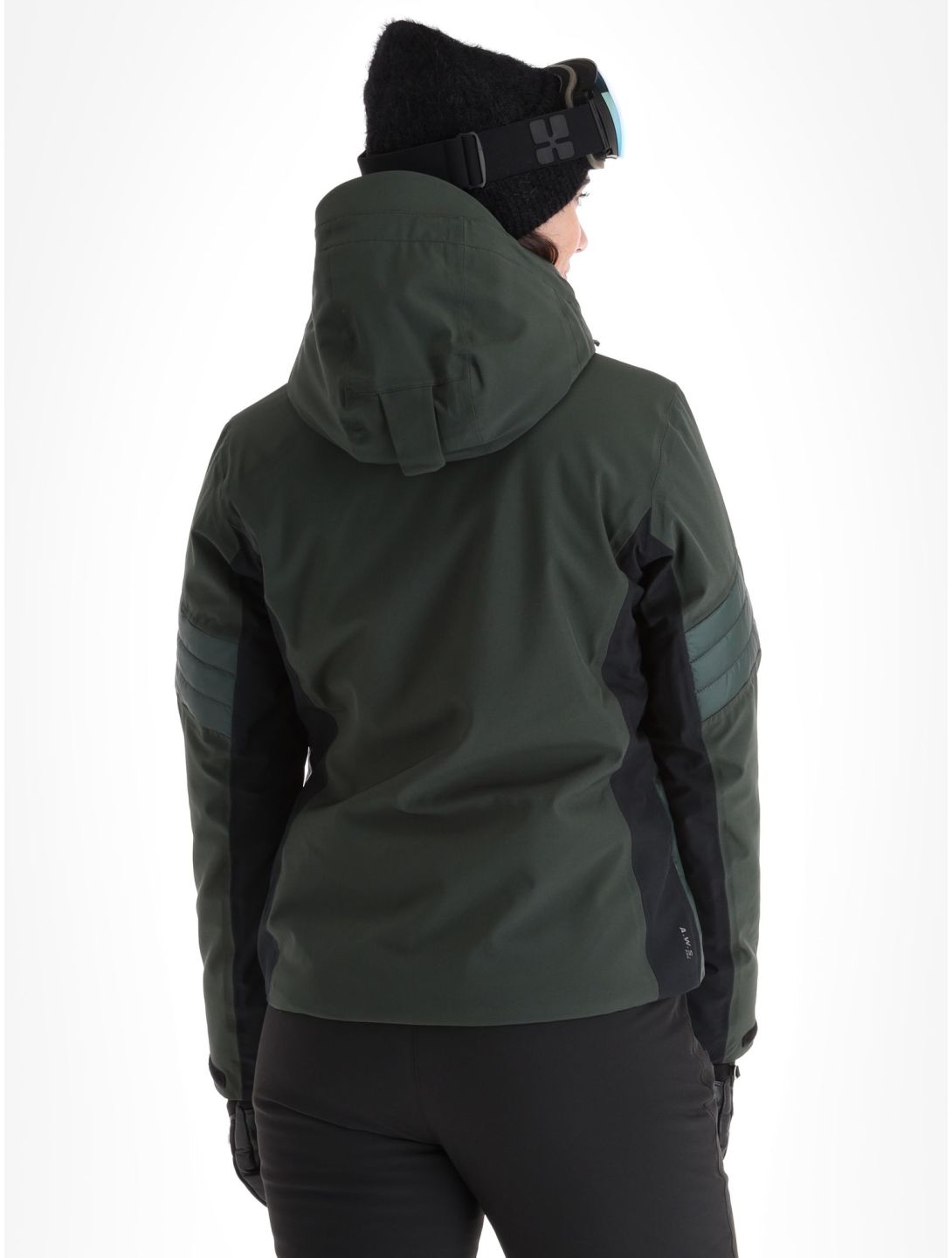 Luhta, Karravaara ski-jas dames Dark Green groen, zwart 