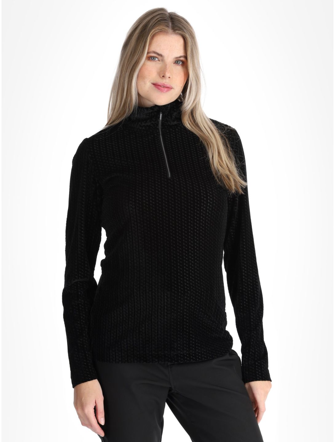 Luhta, Kauhava GA Ski pully dames Black Zwart 