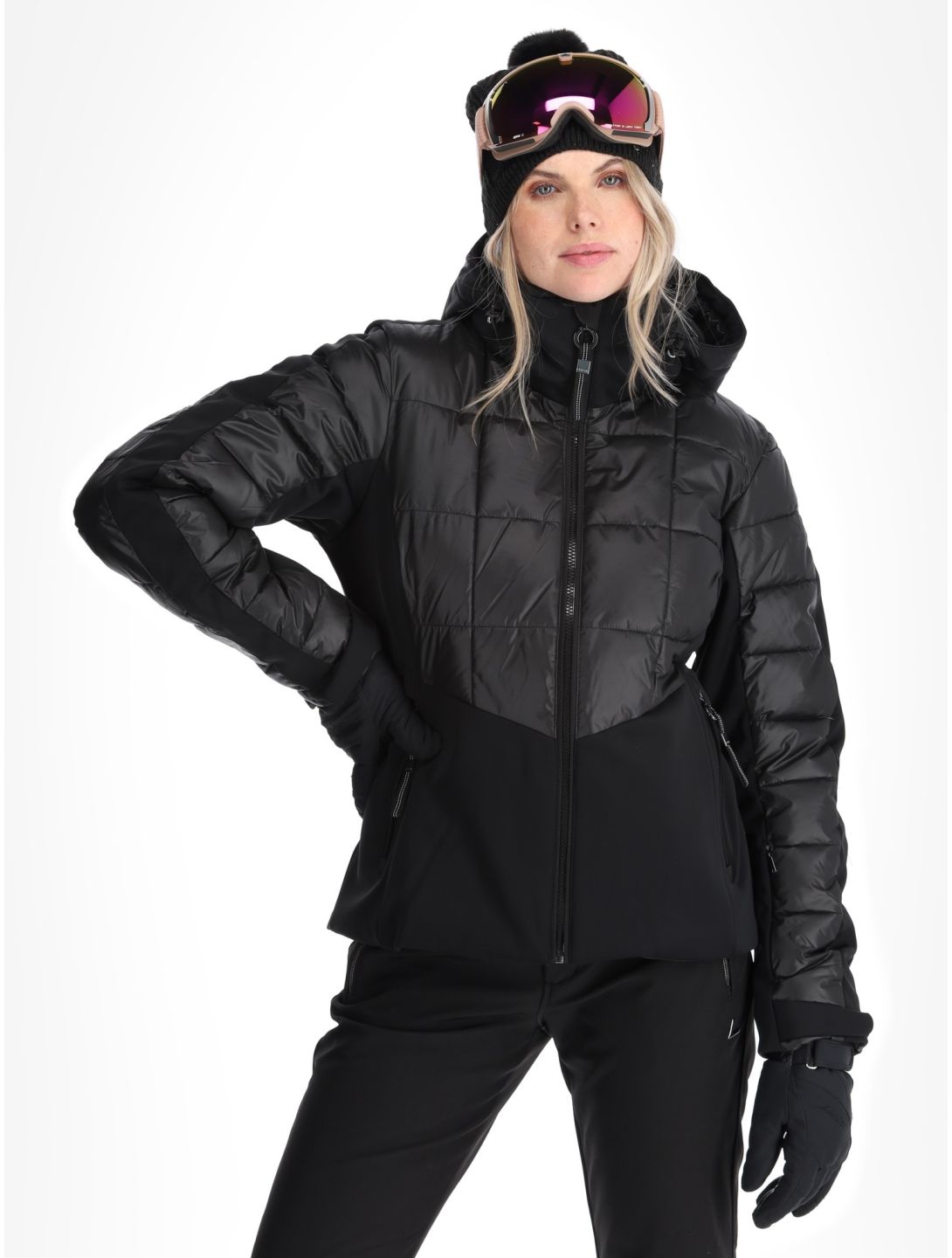 Luhta, Kuivasalmi ski-jas dames Black zwart 