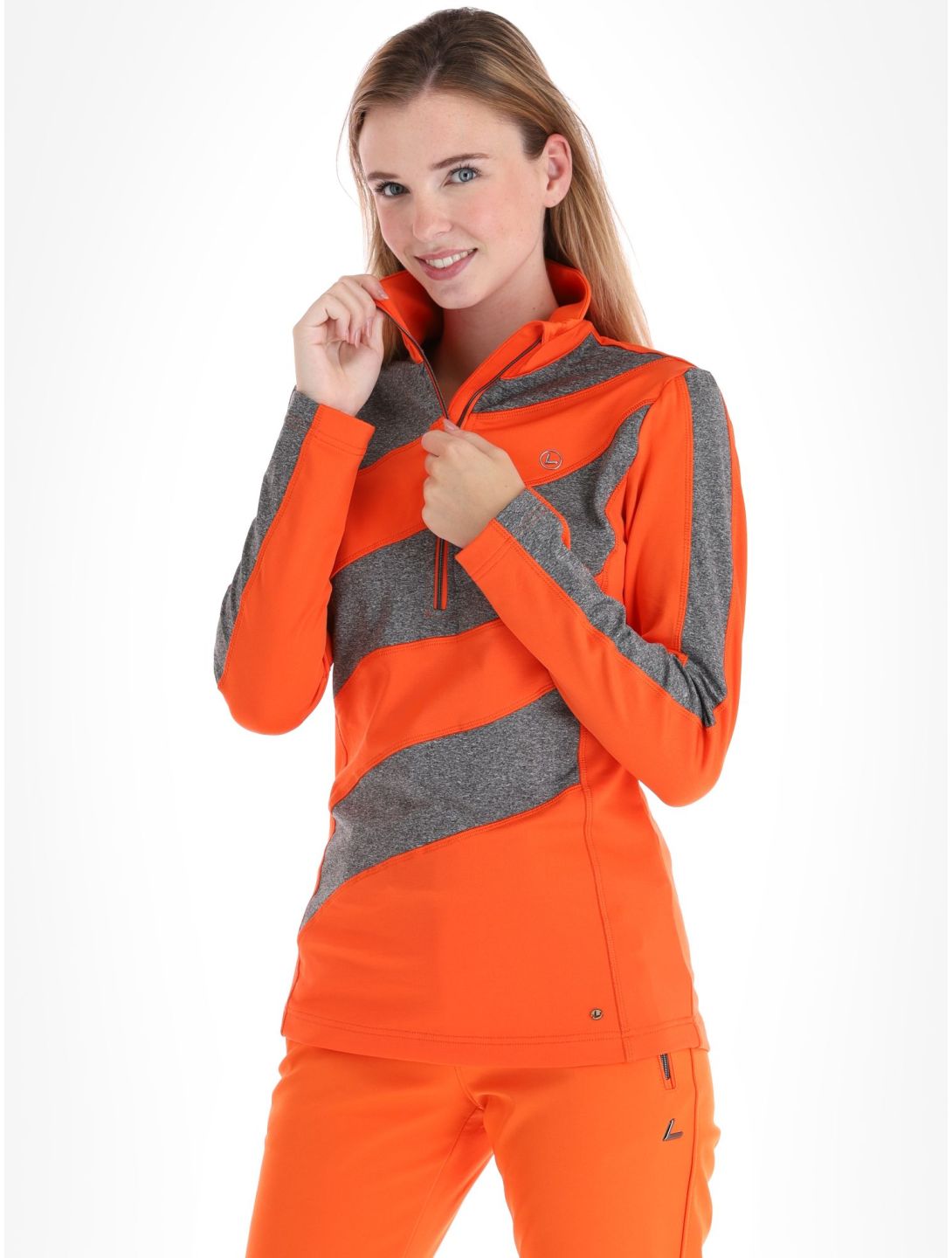 Luhta, Kuusa skipully dames Orange grijs, oranje 