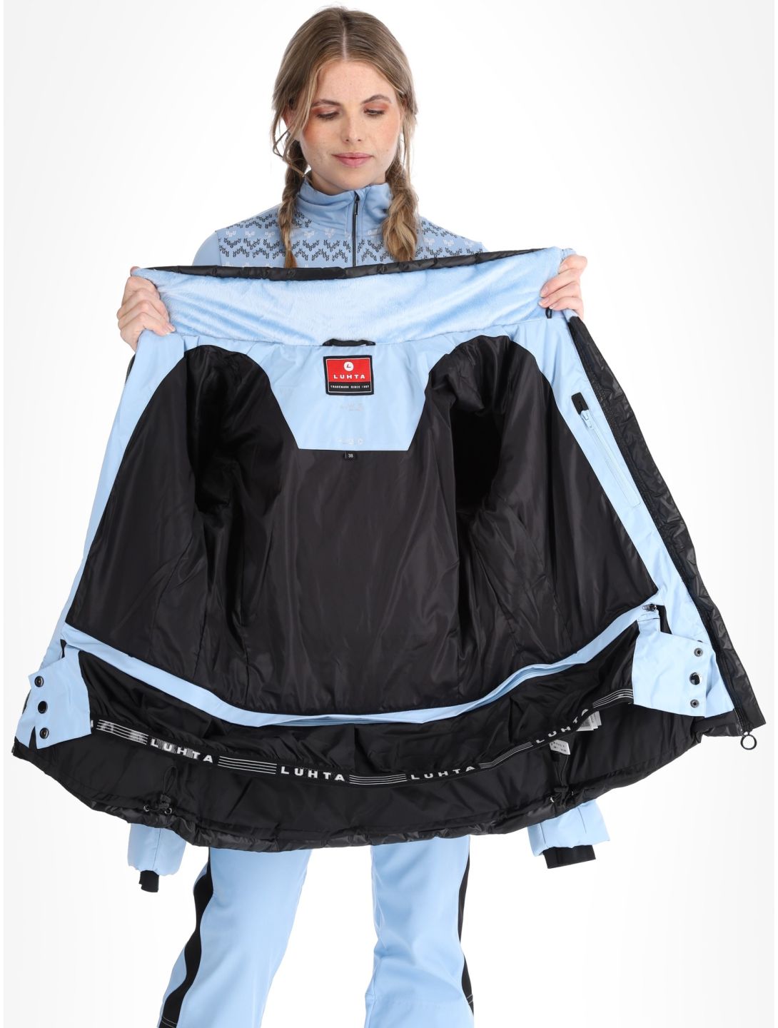 Luhta, Halkis ski-jas dames Light Blue blauw 