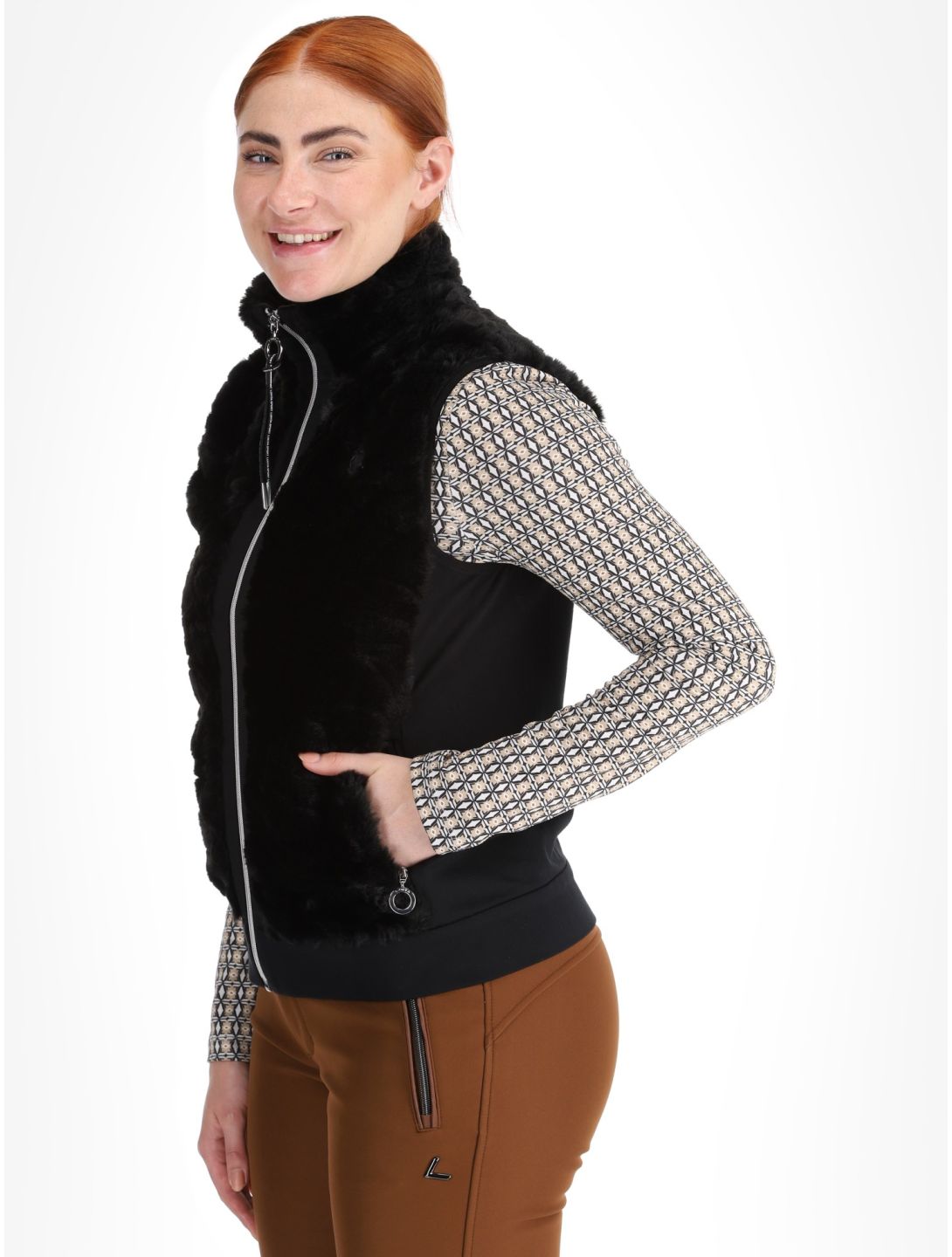 Luhta, Huittilahti bodywarmer dames Black zwart 