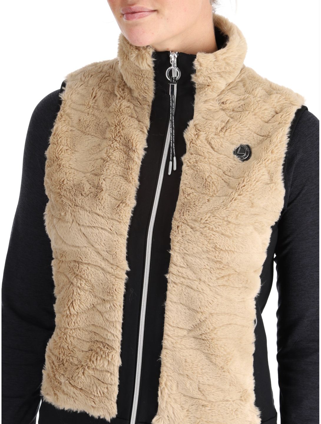 Luhta, Huittilahti bodywarmer dames Powder beige 