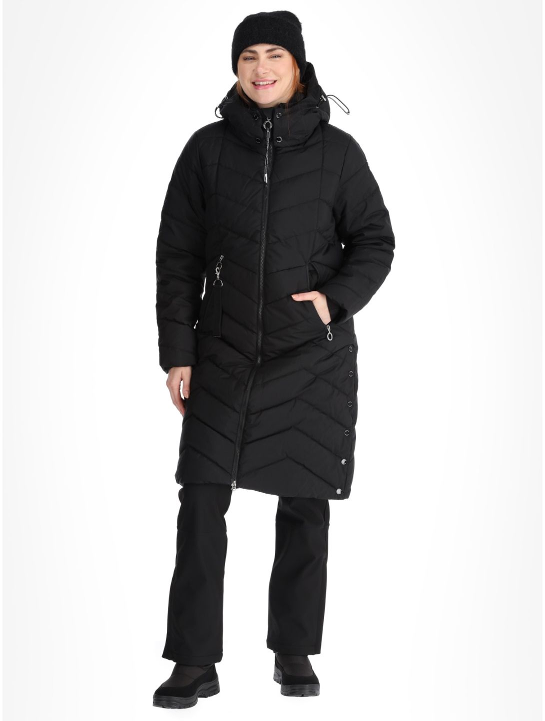 Luhta, Iiksi ski-jas dames Basic Black zwart 