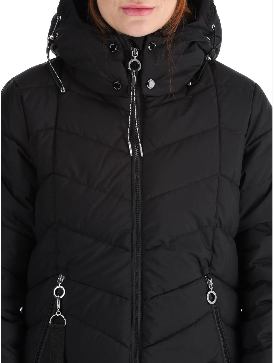 Luhta, Iiksi ski-jas dames Basic Black zwart 