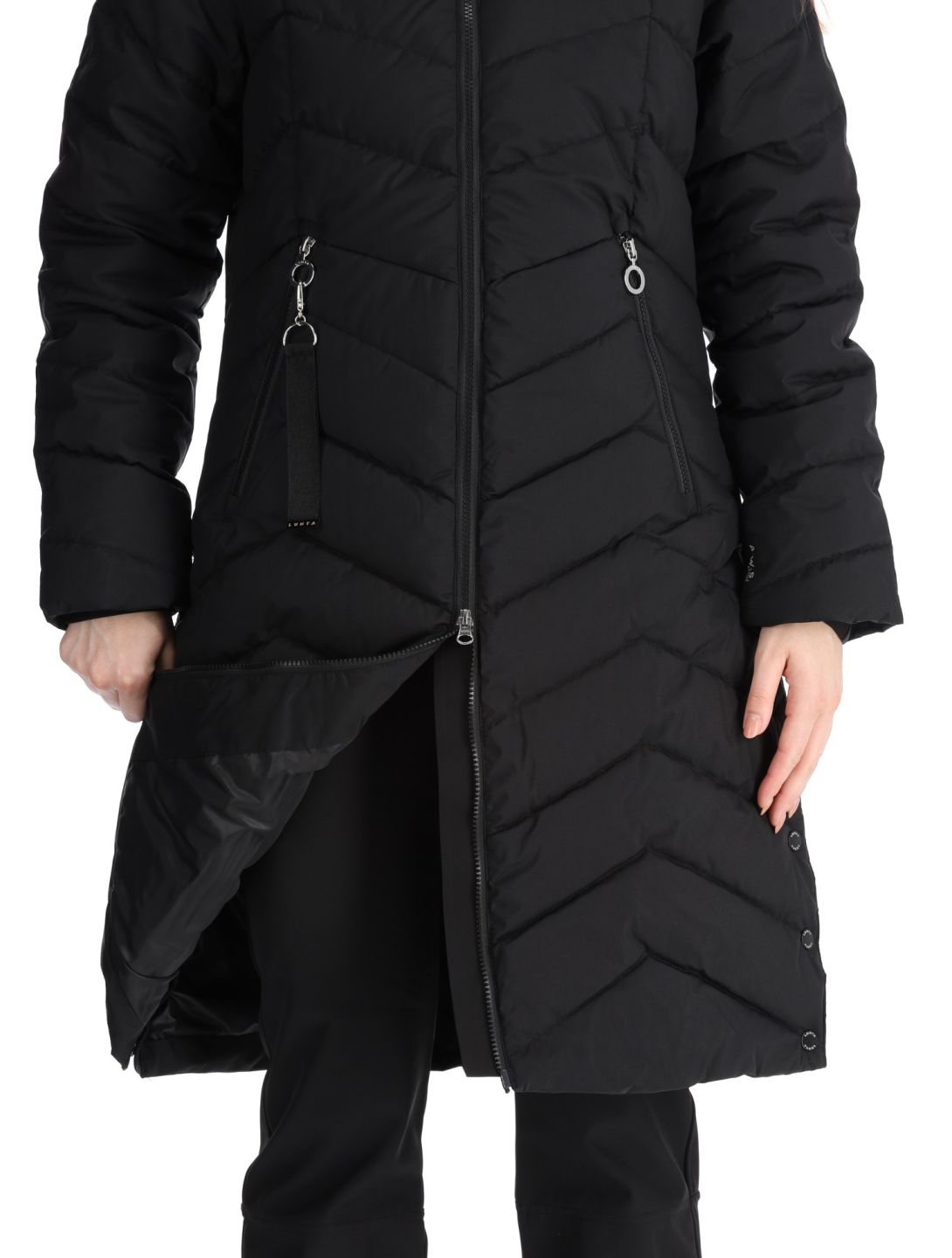 Luhta, Iiksi ski-jas dames Basic Black zwart 