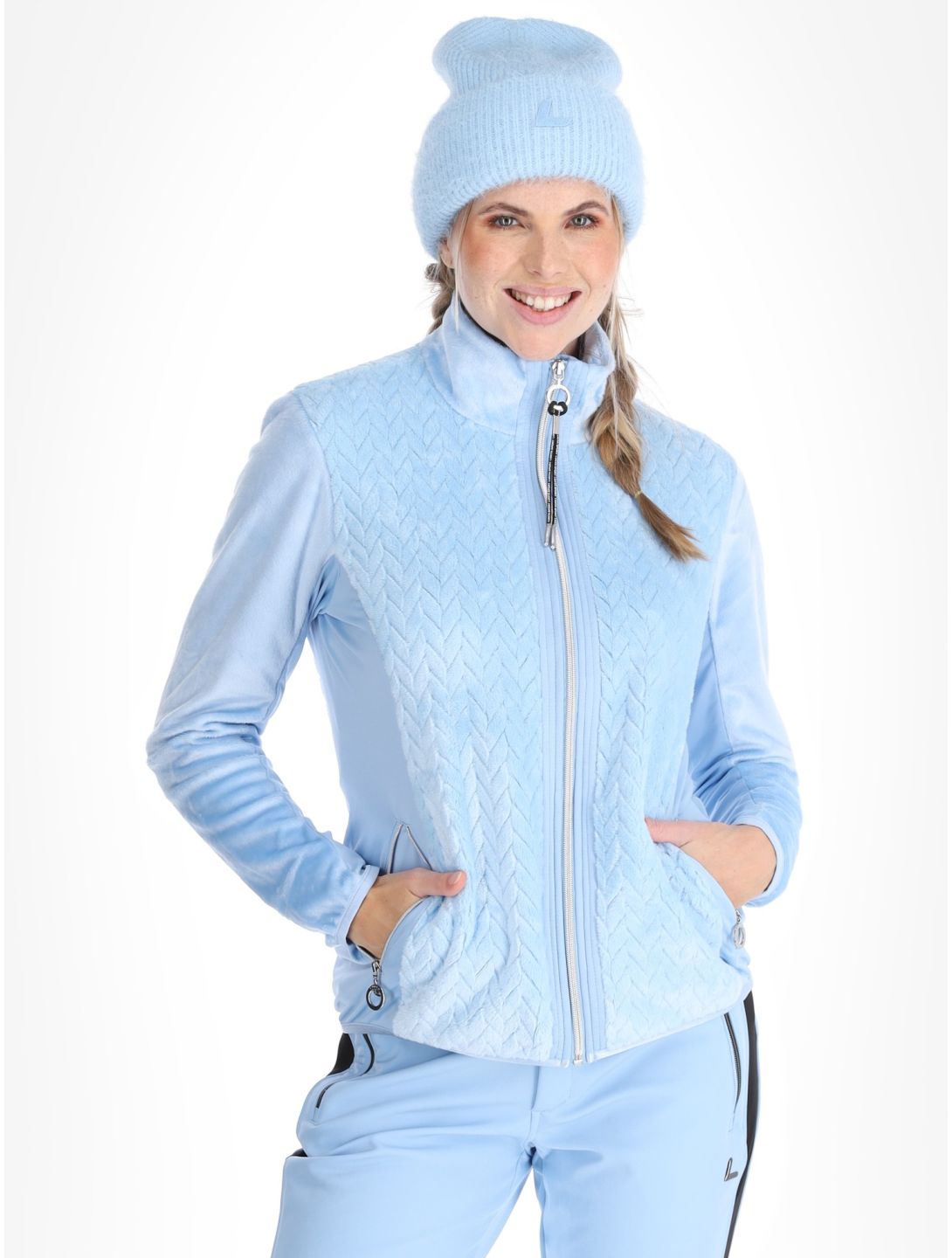 Luhta, Ikaala vest dames Light Blue blauw 