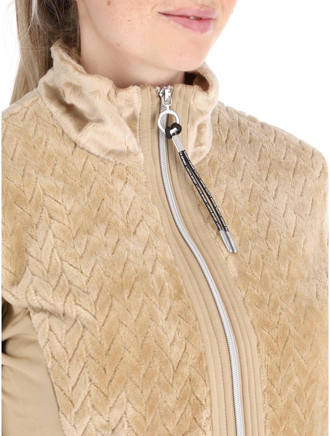 Luhta, Luhta Ikaala vest dames Powder beige 