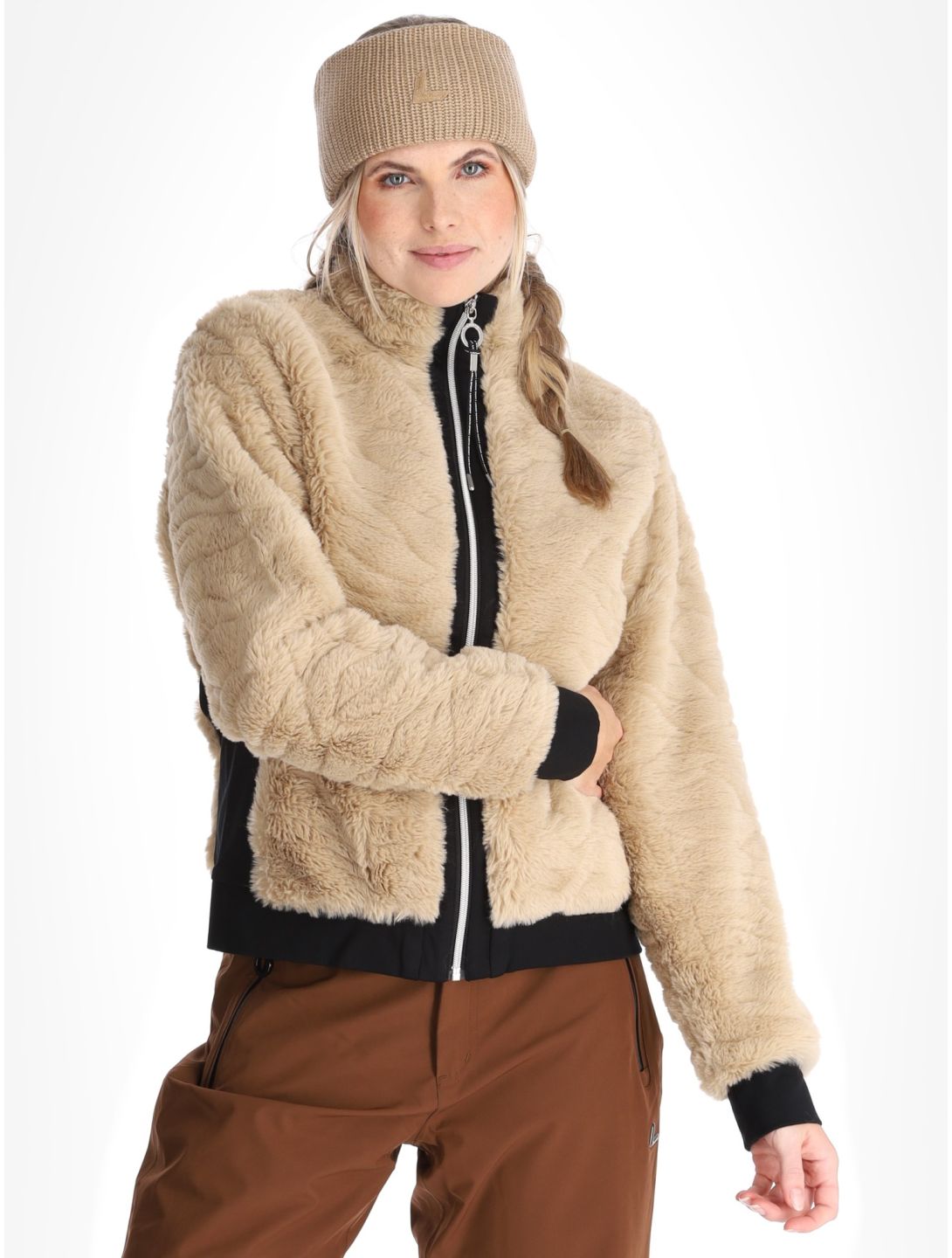 Luhta, Isolahti vest dames Powder beige 