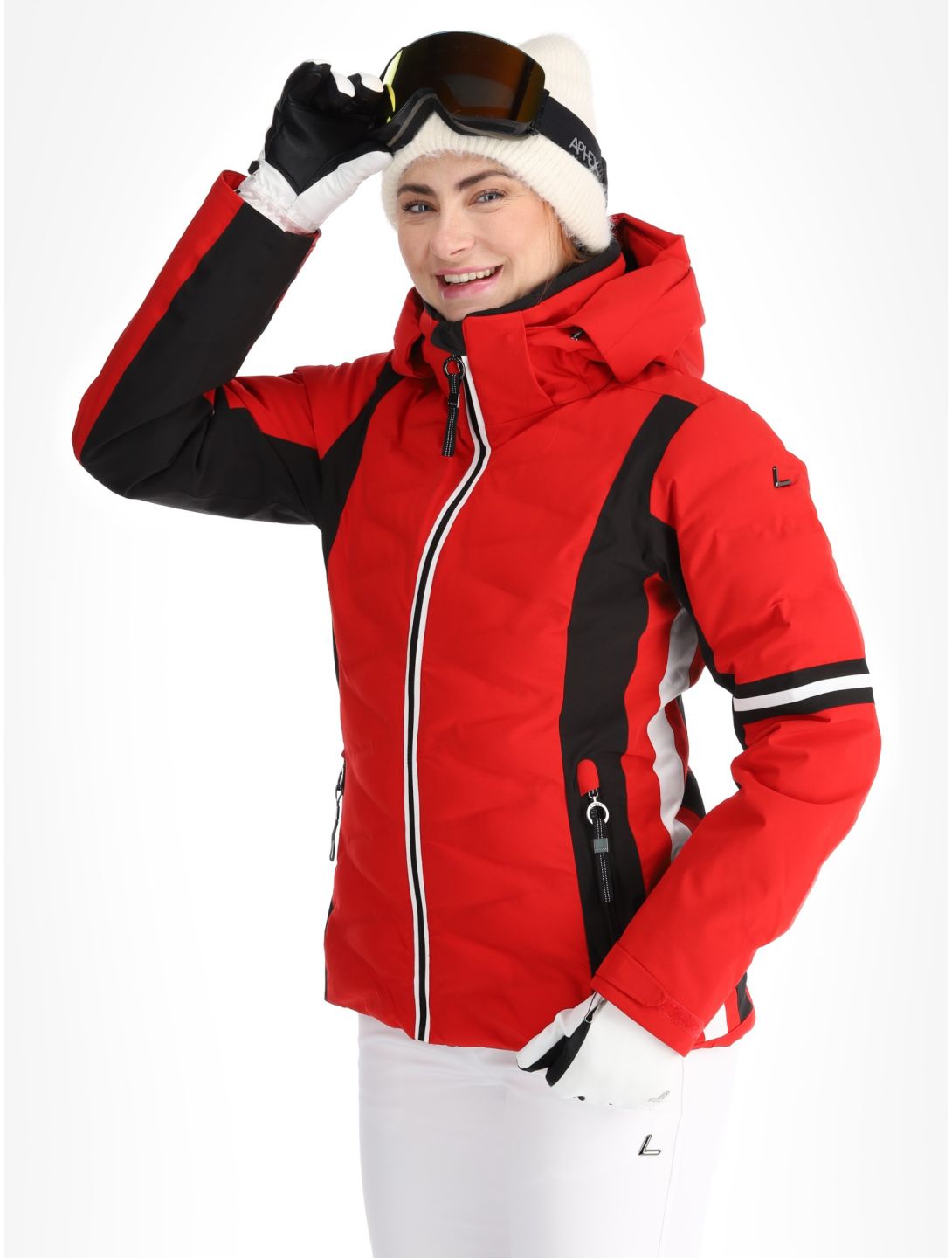 Luhta, Kaaresuvanto ski-jas dames Cranberry rood 