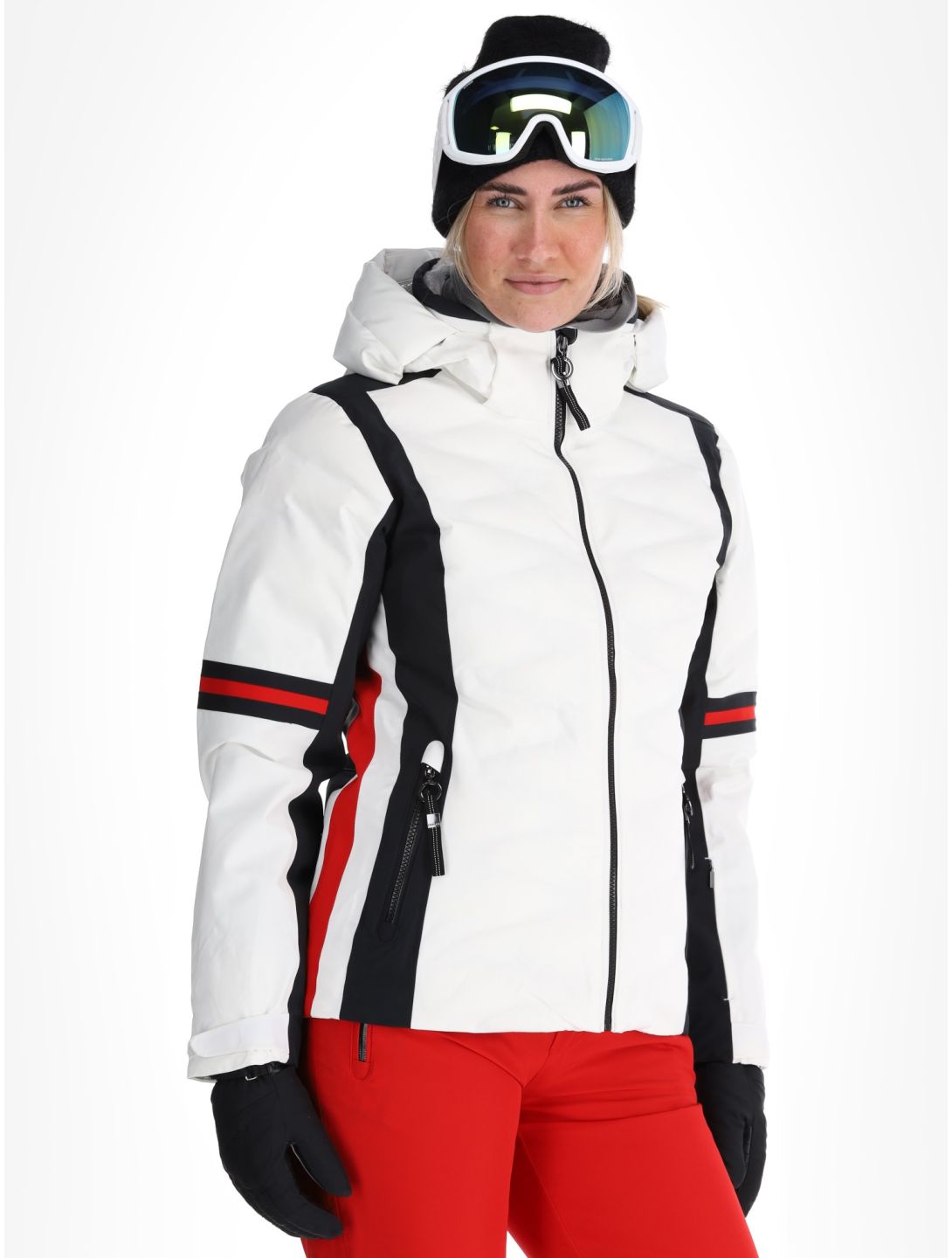 Luhta, Kaaresuvanto ski-jas dames Optic White wit 