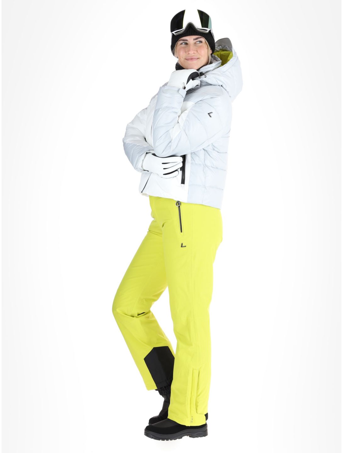 Luhta, Kiistala ski-jas dames Optic White wit 