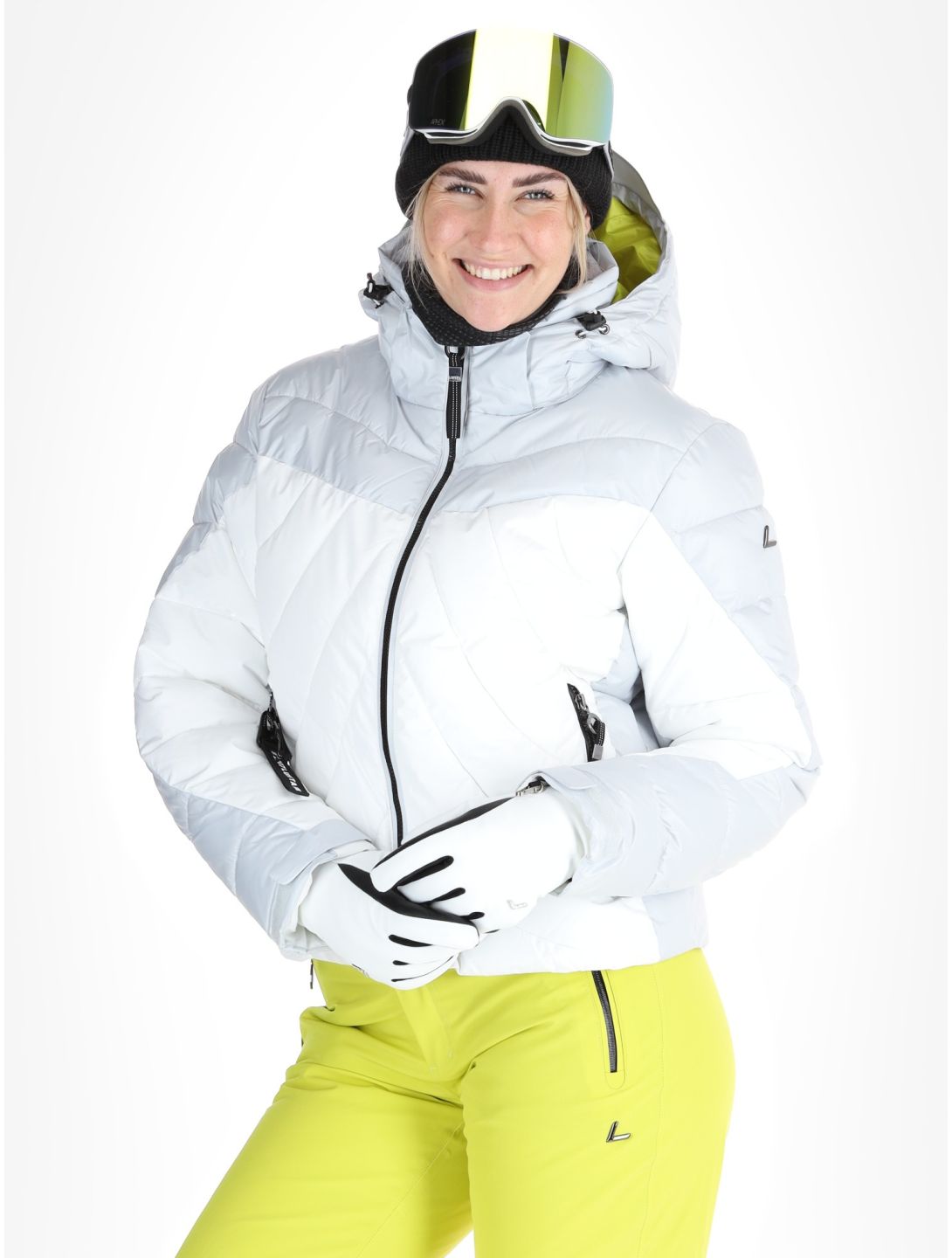 Luhta, Kiistala ski-jas dames Optic White wit 