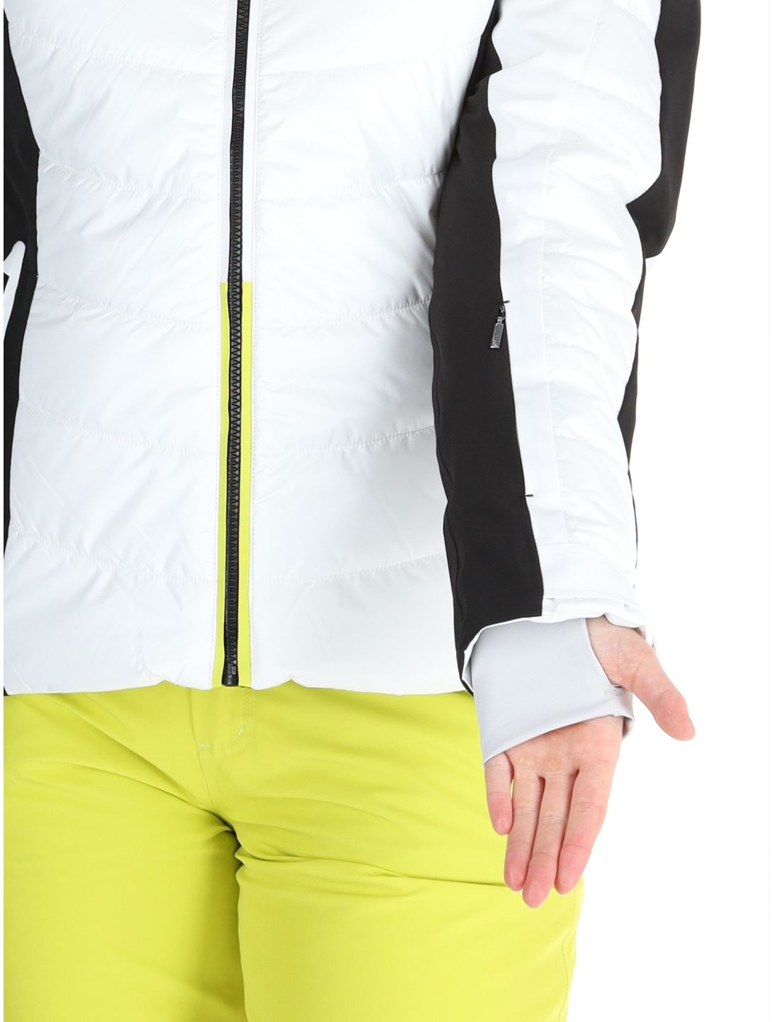 Luhta, Kitinen ski-jas dames Optic White wit 