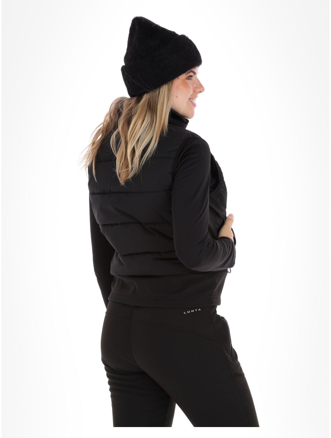 Luhta, Peuratunturi bodywarmer dames Black zwart 