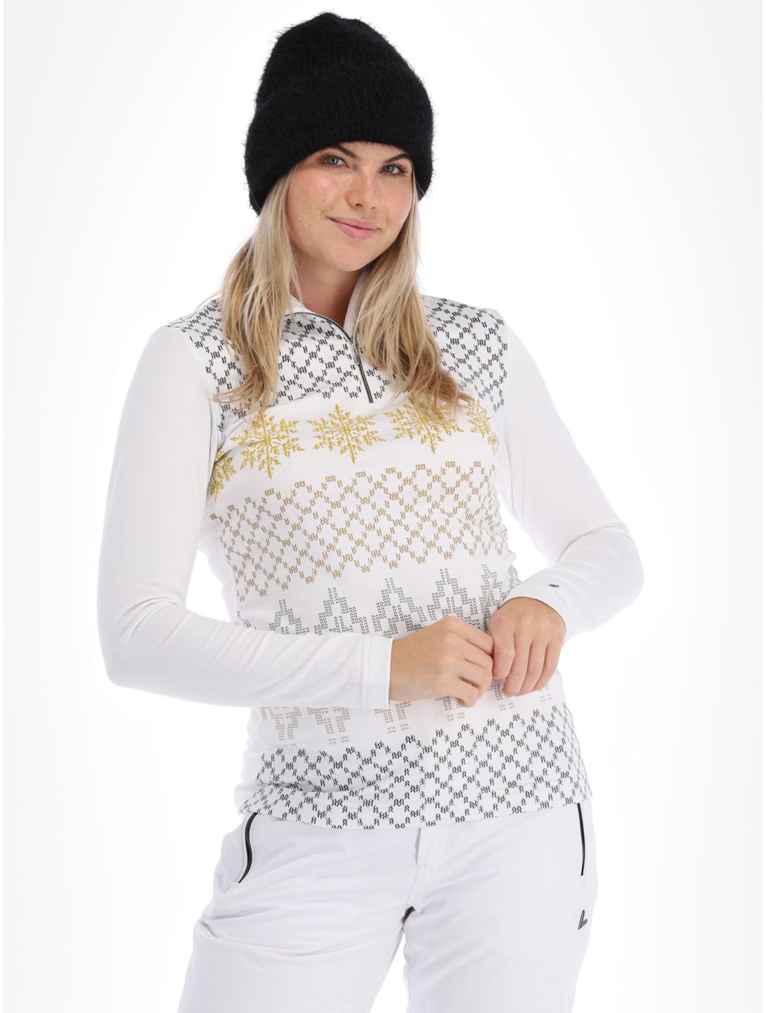 Luhta, Puolakkavaara skipully dames Optic White wit 